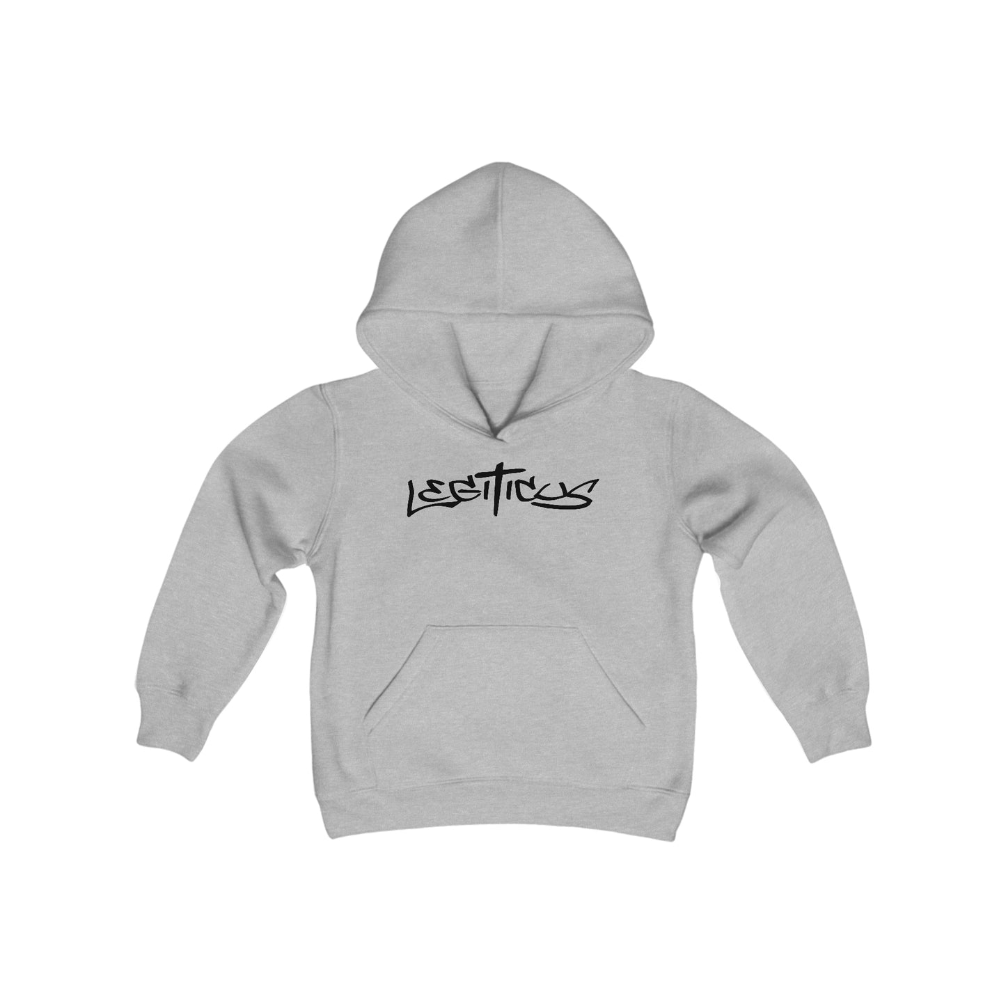 Legiticus Graffiti Logo Youth Heavy Blend Hooded Sweatshirt