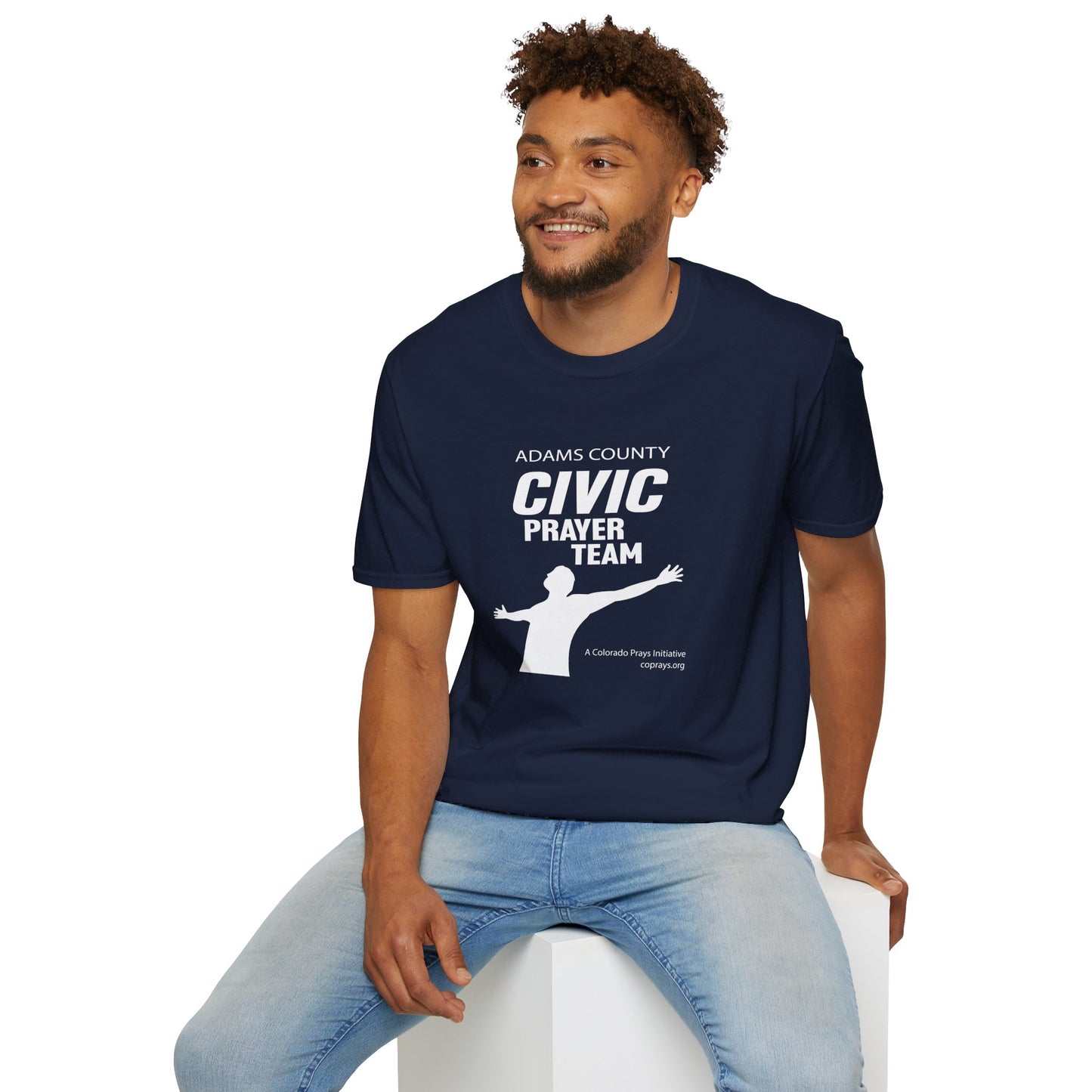 Colorado Prays Adams County Civic Prayer Team Softstyle T-Shirt