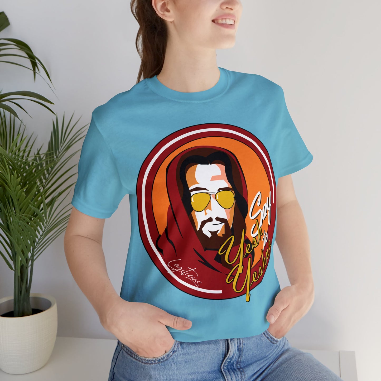 Say Yesh to Yeshua Jersey Short Sleeve Tee