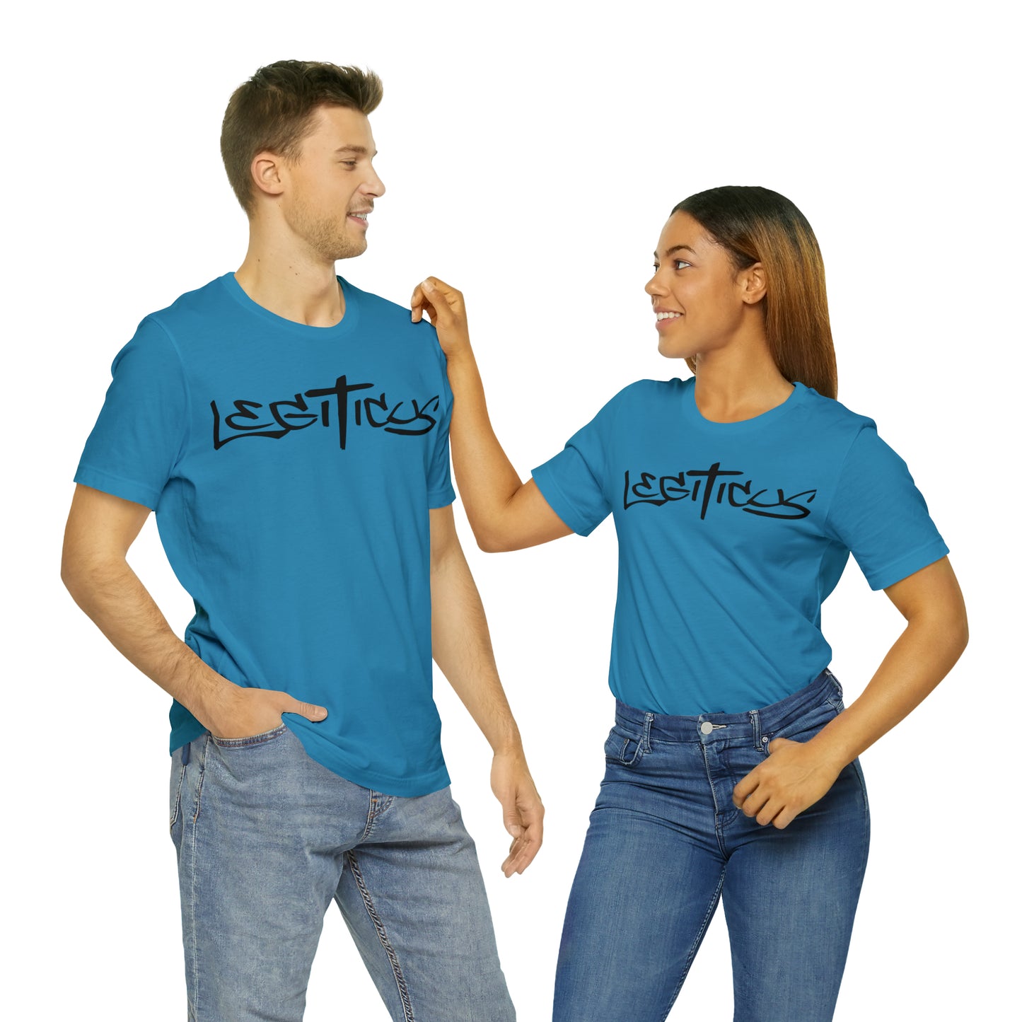 Legiticus graffiti logo Unisex Jersey Short Sleeve Tee