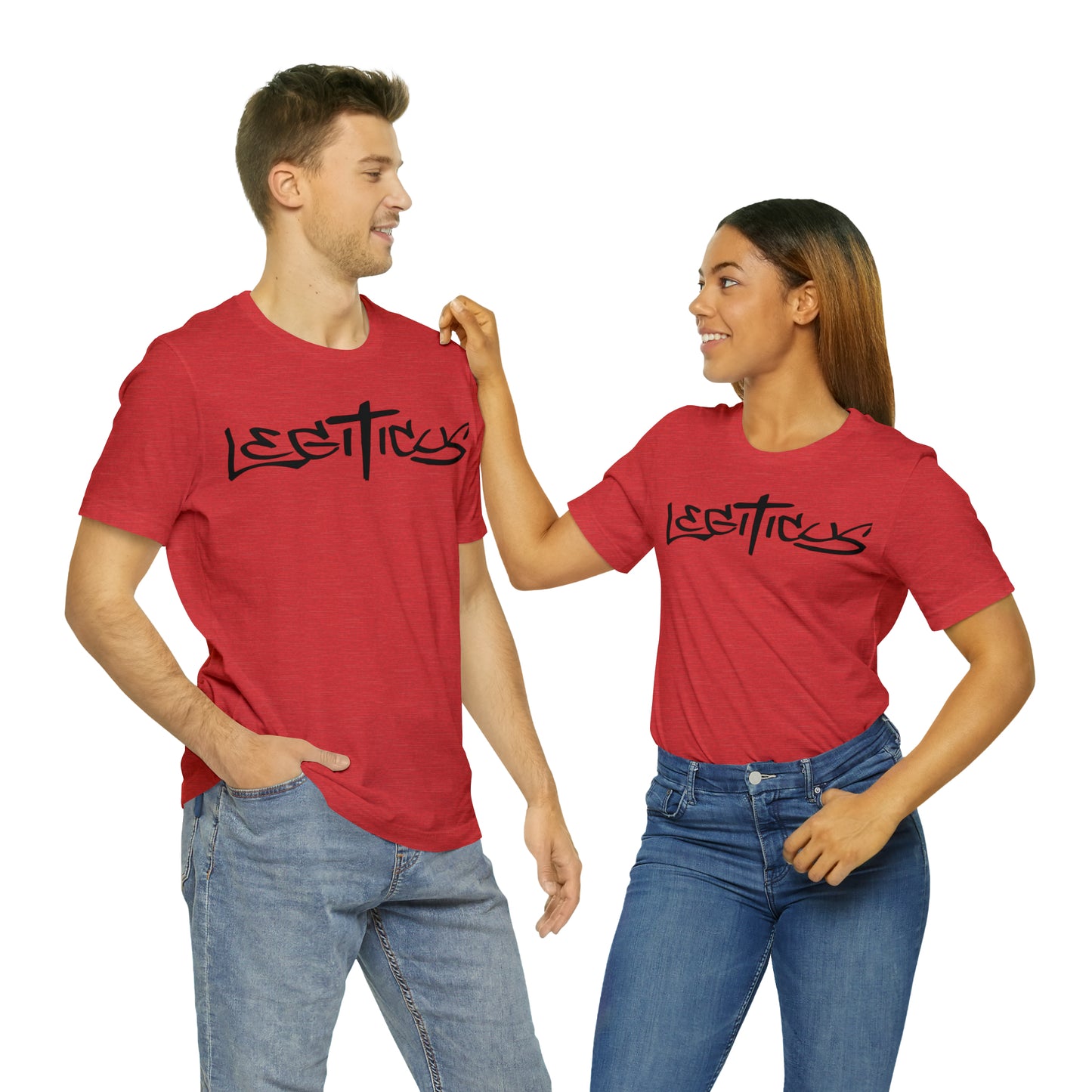 Legiticus graffiti logo Unisex Jersey Short Sleeve Tee