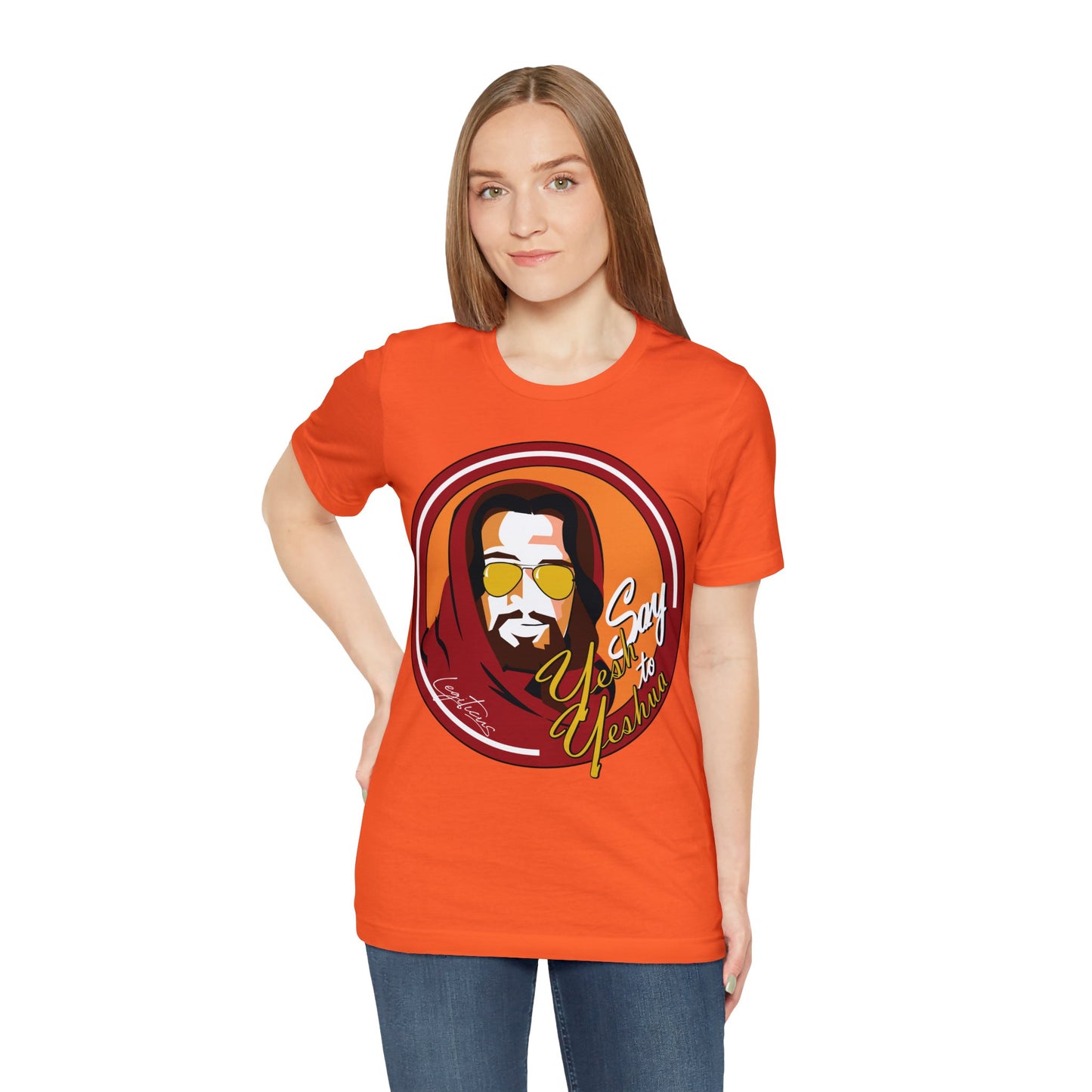 Say Yesh to Yeshua Jersey Short Sleeve Tee