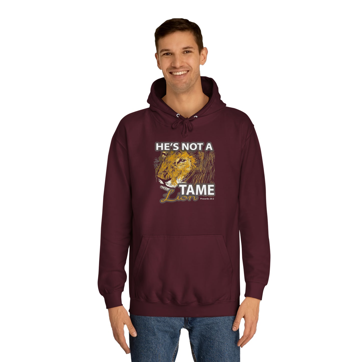 Not A Tame Lion College Hoodie