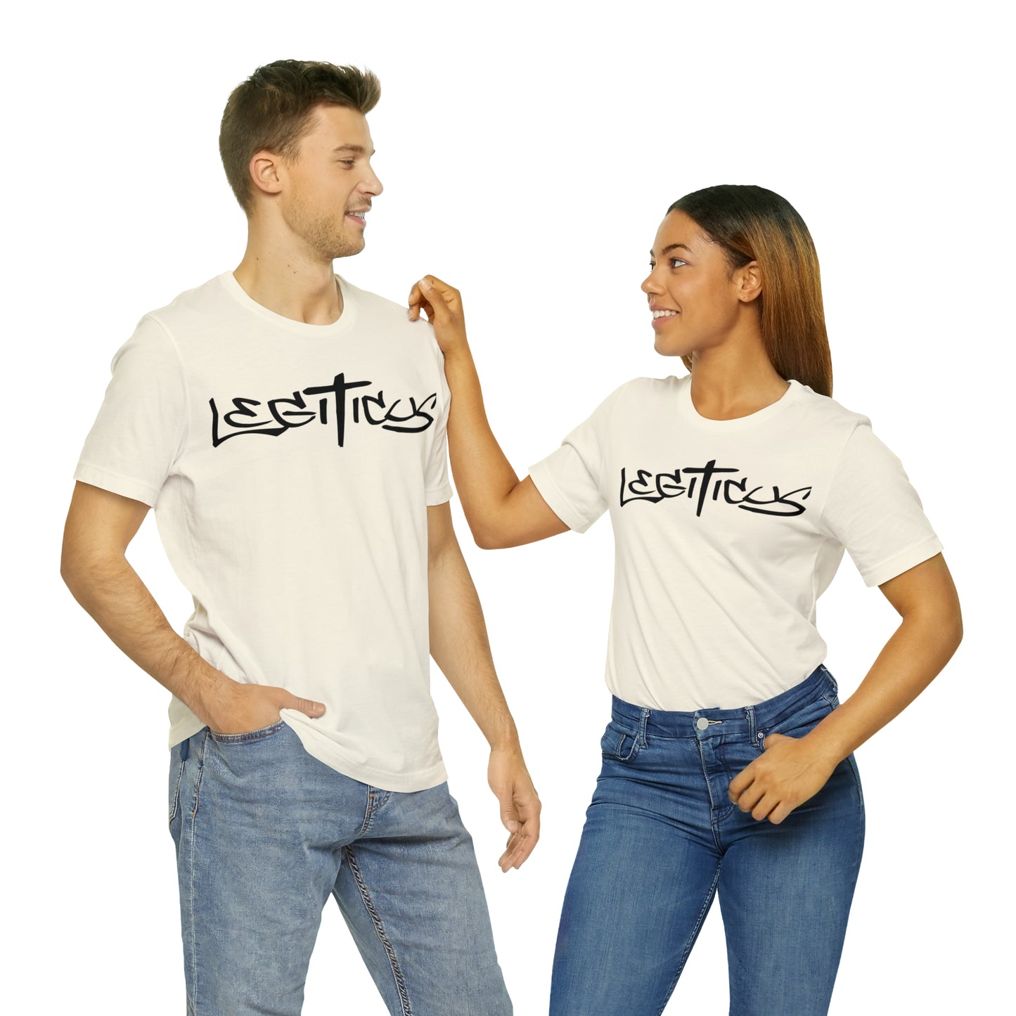 Legiticus graffiti logo Unisex Jersey Short Sleeve Tee