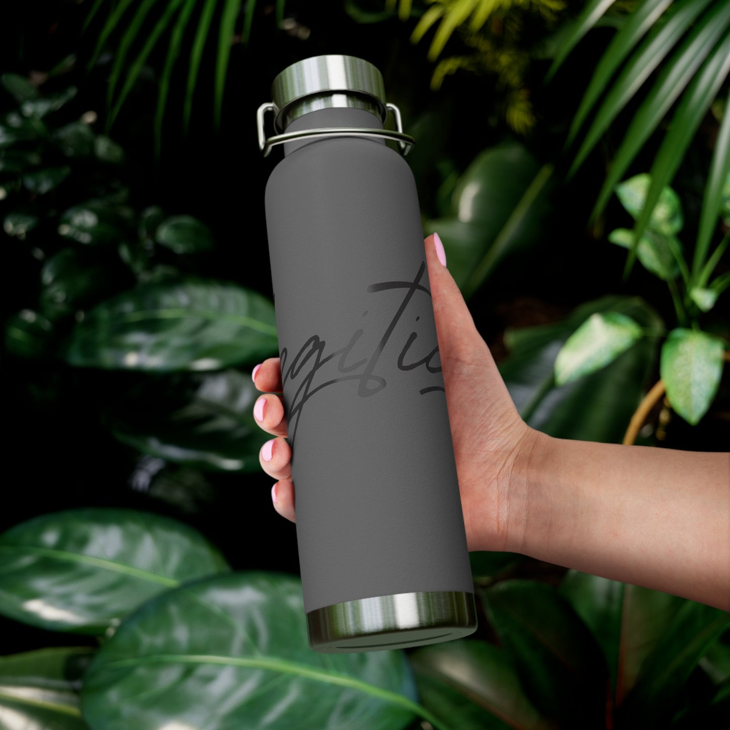 Legiticus Copper Vacuum Insulated Bottle, 22oz