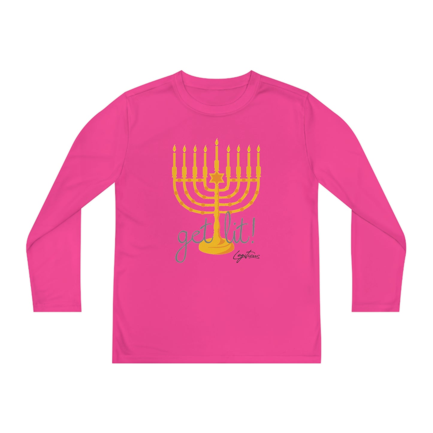 Get Lit Youth Long Sleeve Competitor Tee