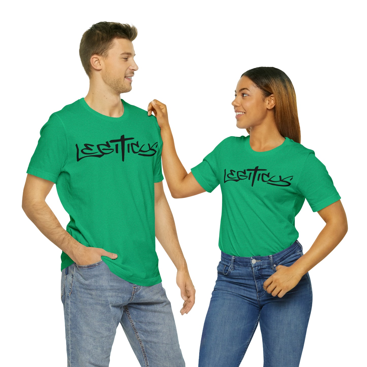 Legiticus graffiti logo Unisex Jersey Short Sleeve Tee