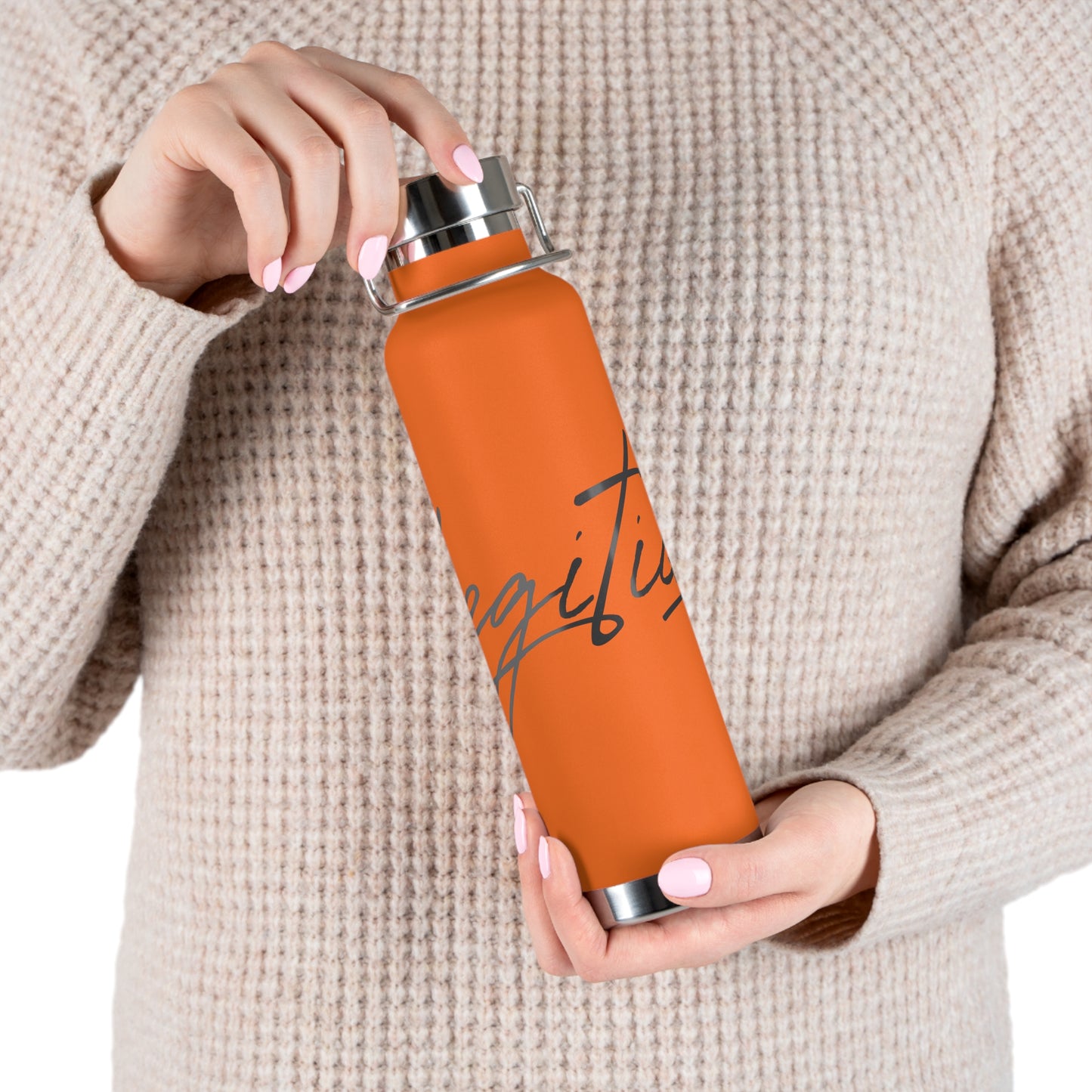 Legiticus Copper Vacuum Insulated Bottle, 22oz