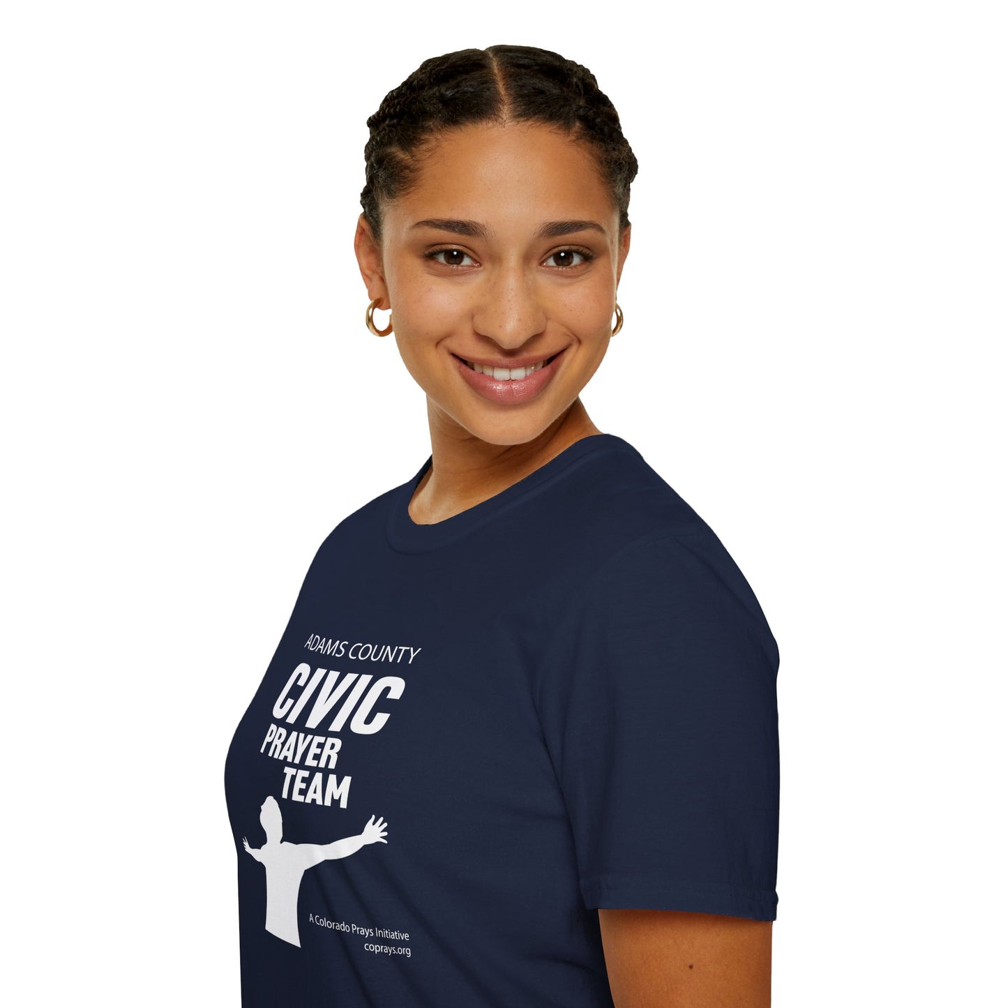 Colorado Prays Adams County Civic Prayer Team Softstyle T-Shirt