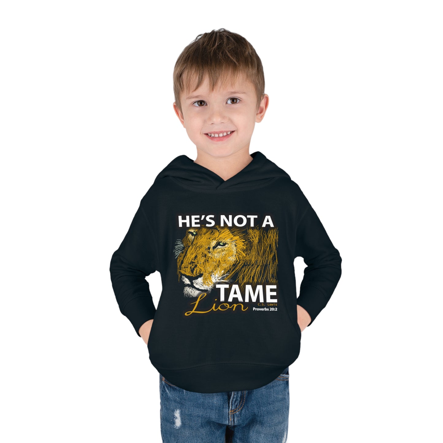 Not a Tame Lion Toddler Pullover Fleece Hoodie