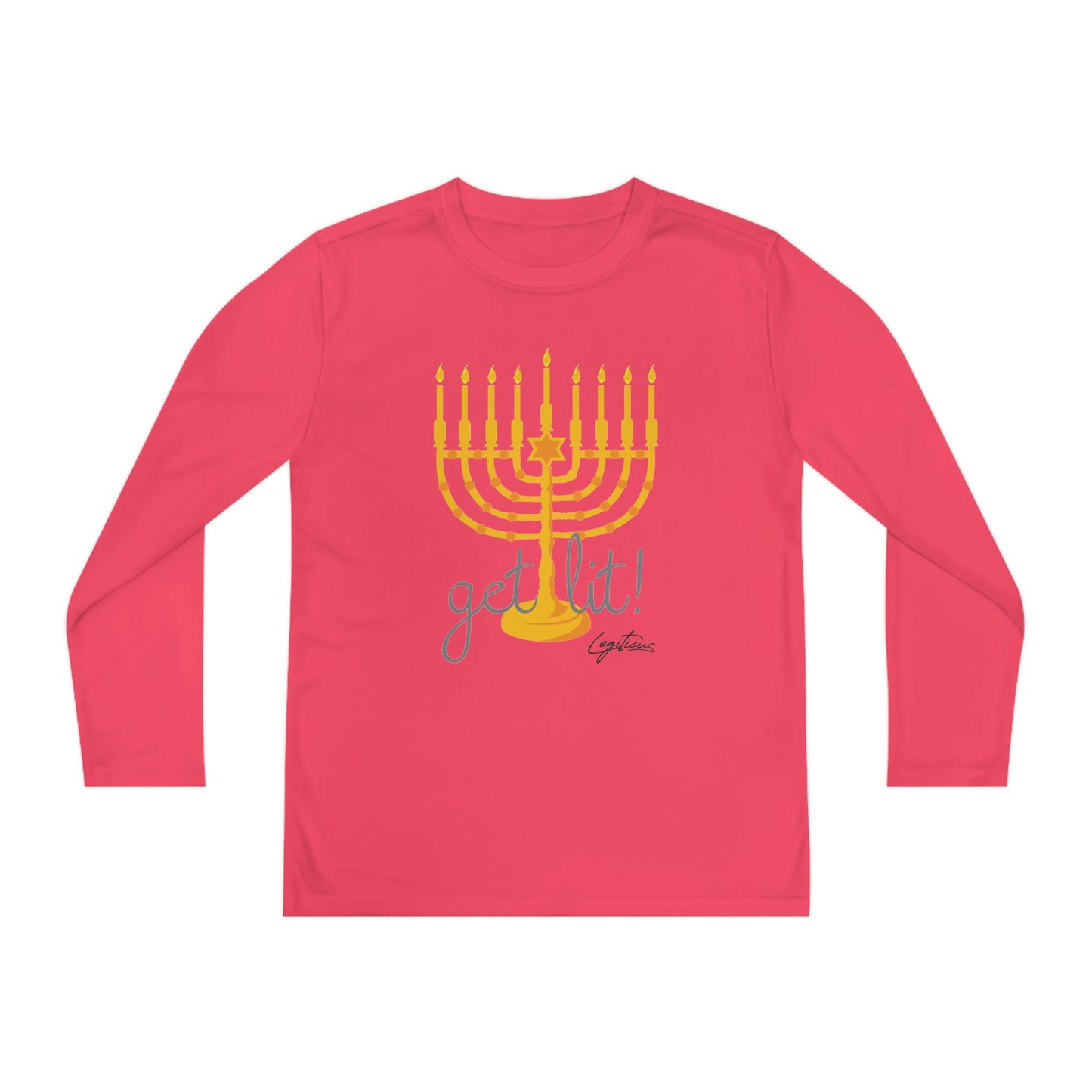 Get Lit Youth Long Sleeve Competitor Tee