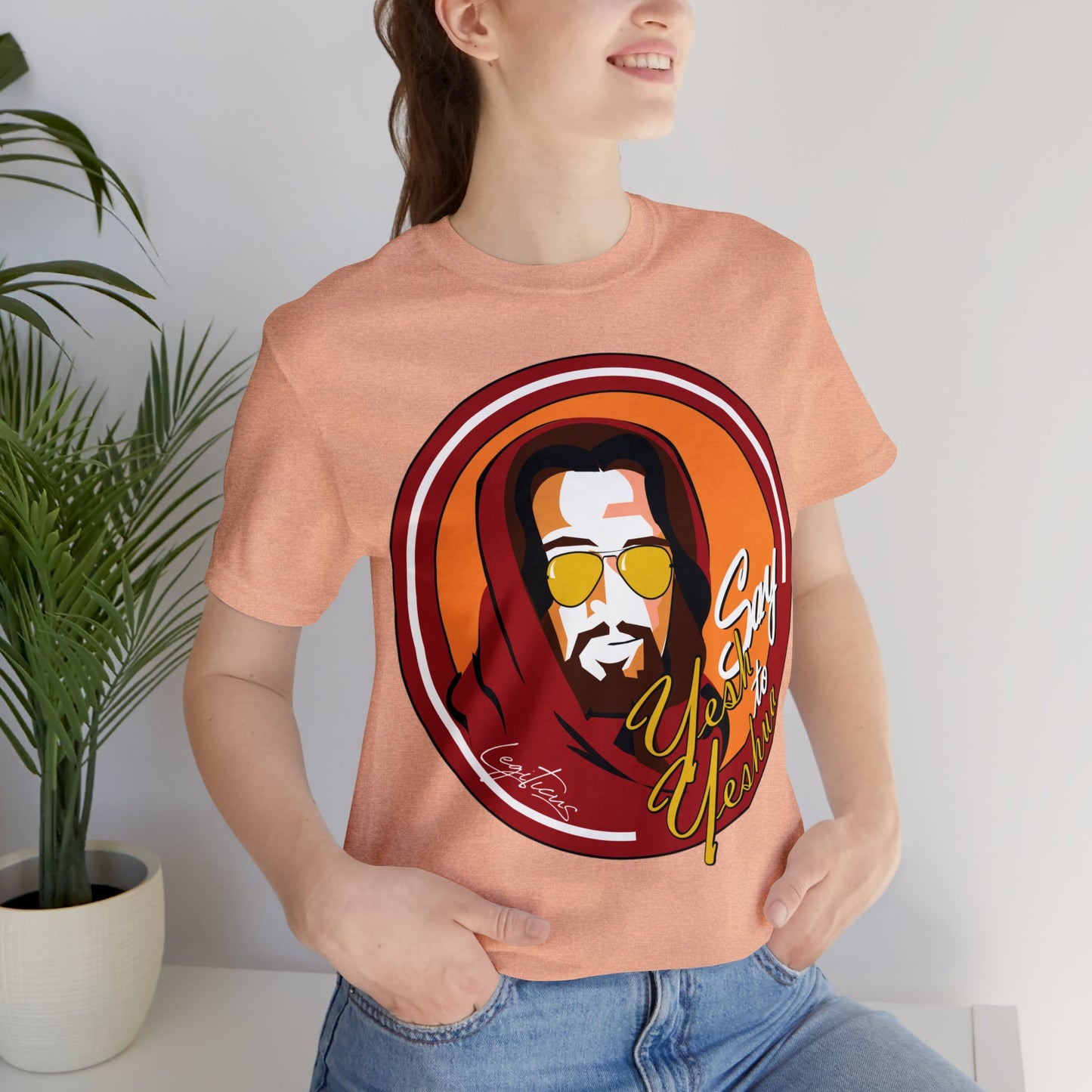 Say Yesh to Yeshua Jersey Short Sleeve Tee
