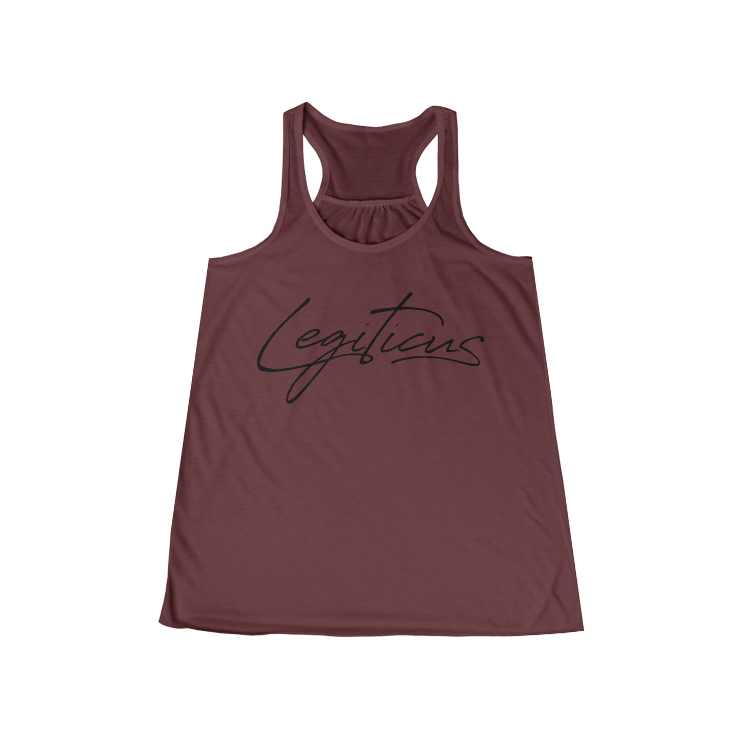 Legiticus Logo Women's Flowy Racerback Tank