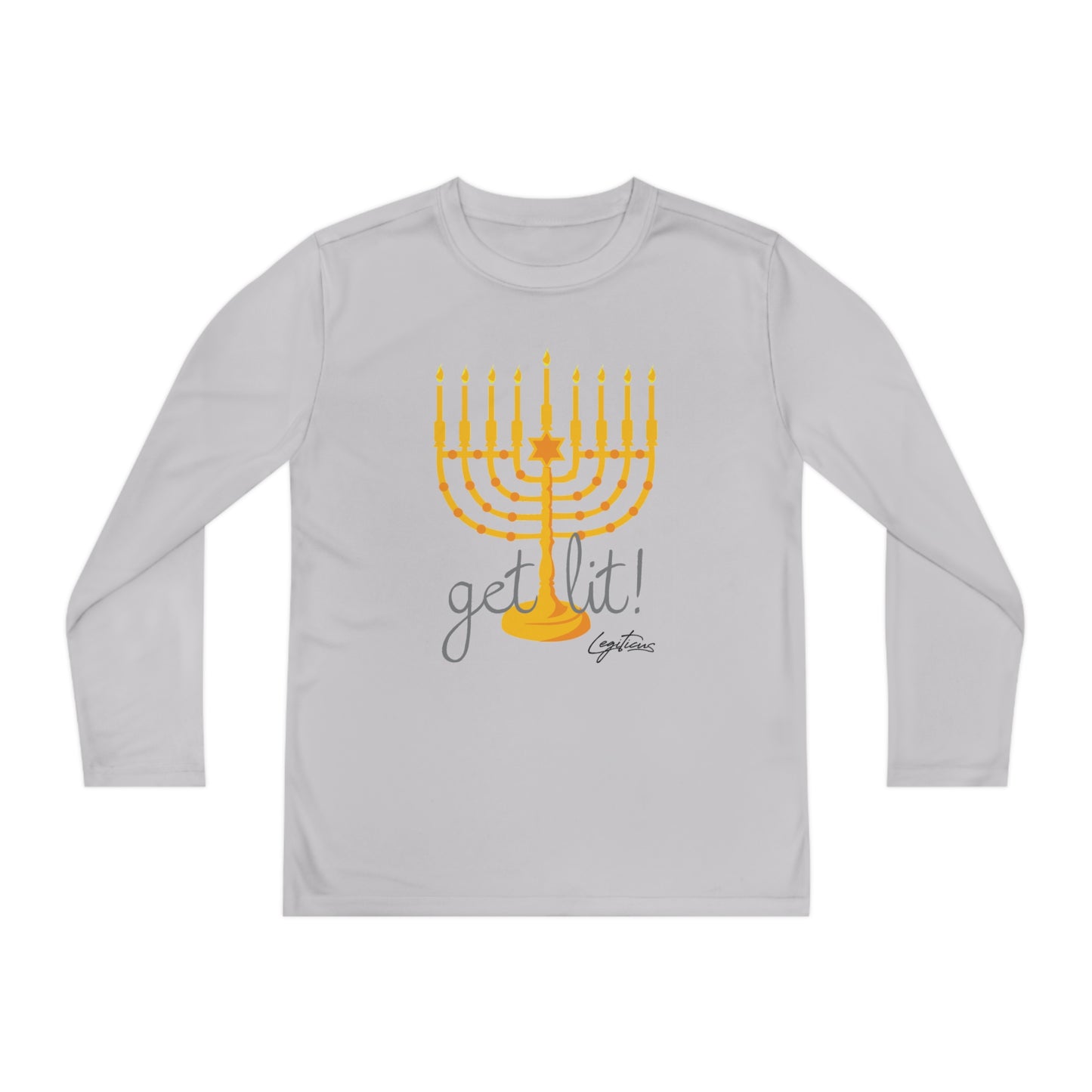 Get Lit Youth Long Sleeve Competitor Tee