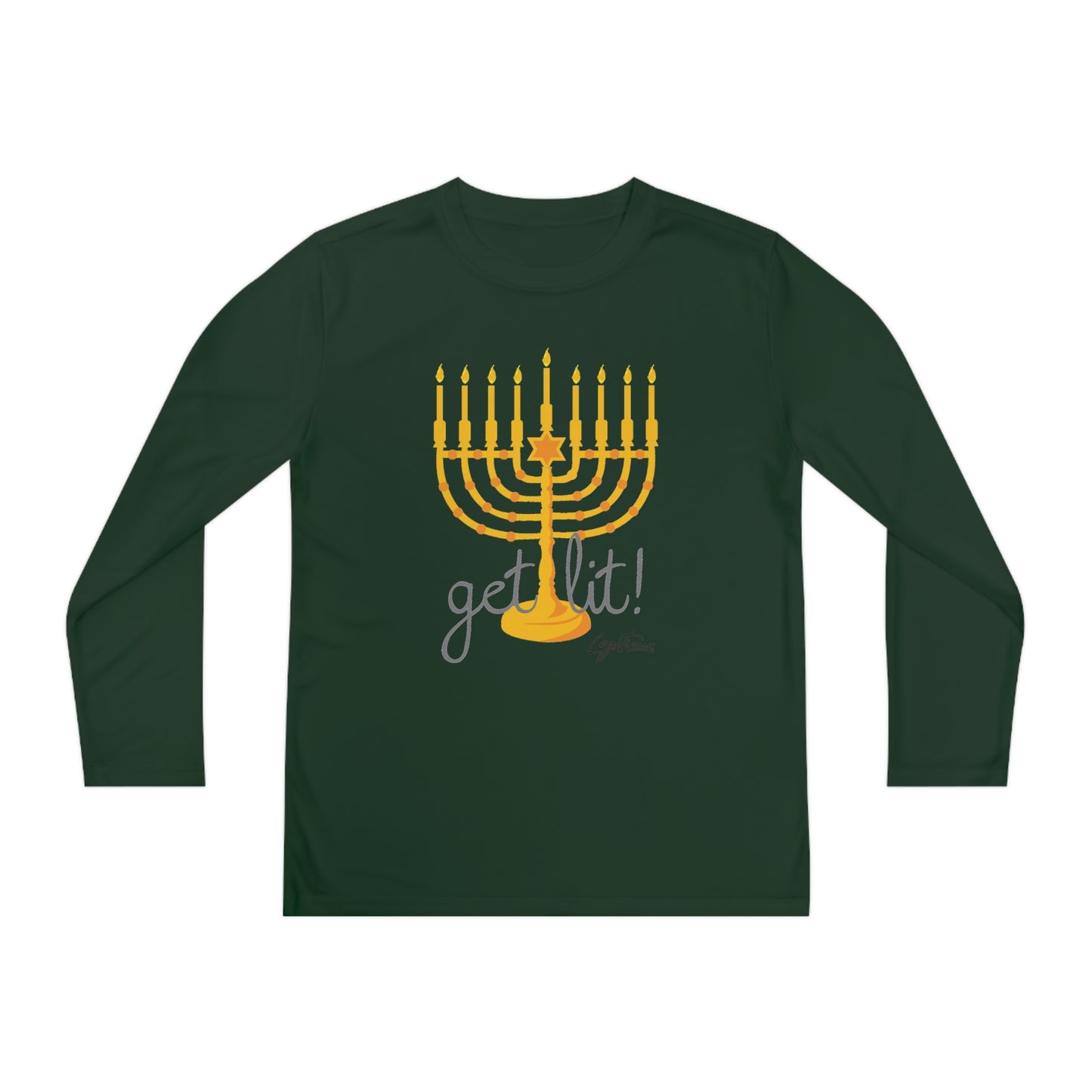 Get Lit Youth Long Sleeve Competitor Tee