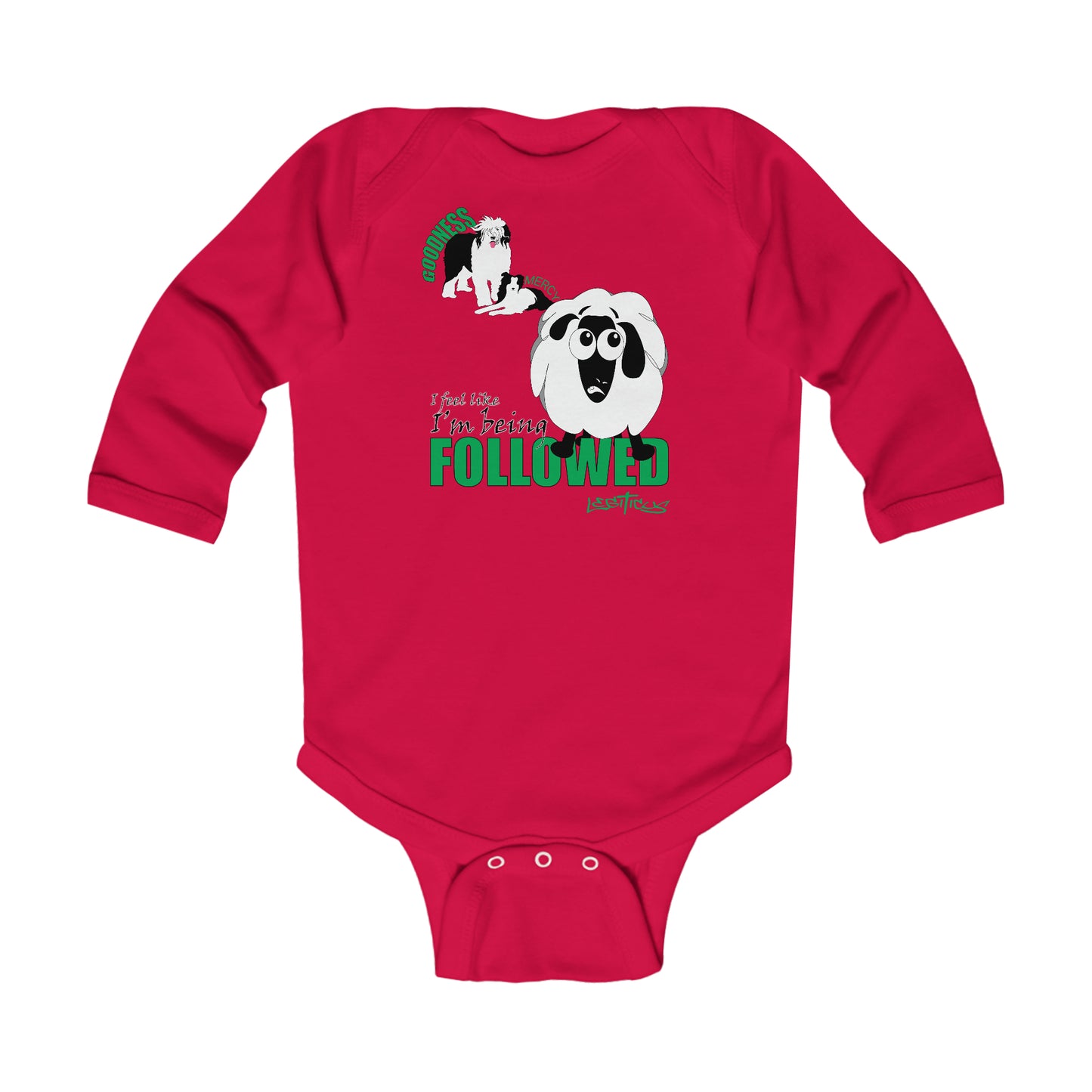 I feel like I am being followed Infant Long Sleeve Bodysuit