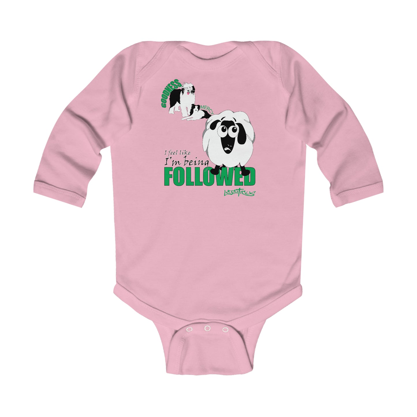 I feel like I am being followed Infant Long Sleeve Bodysuit
