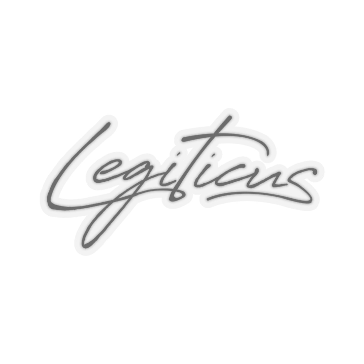 Legiticus Logo -Kiss-Cut Stickers