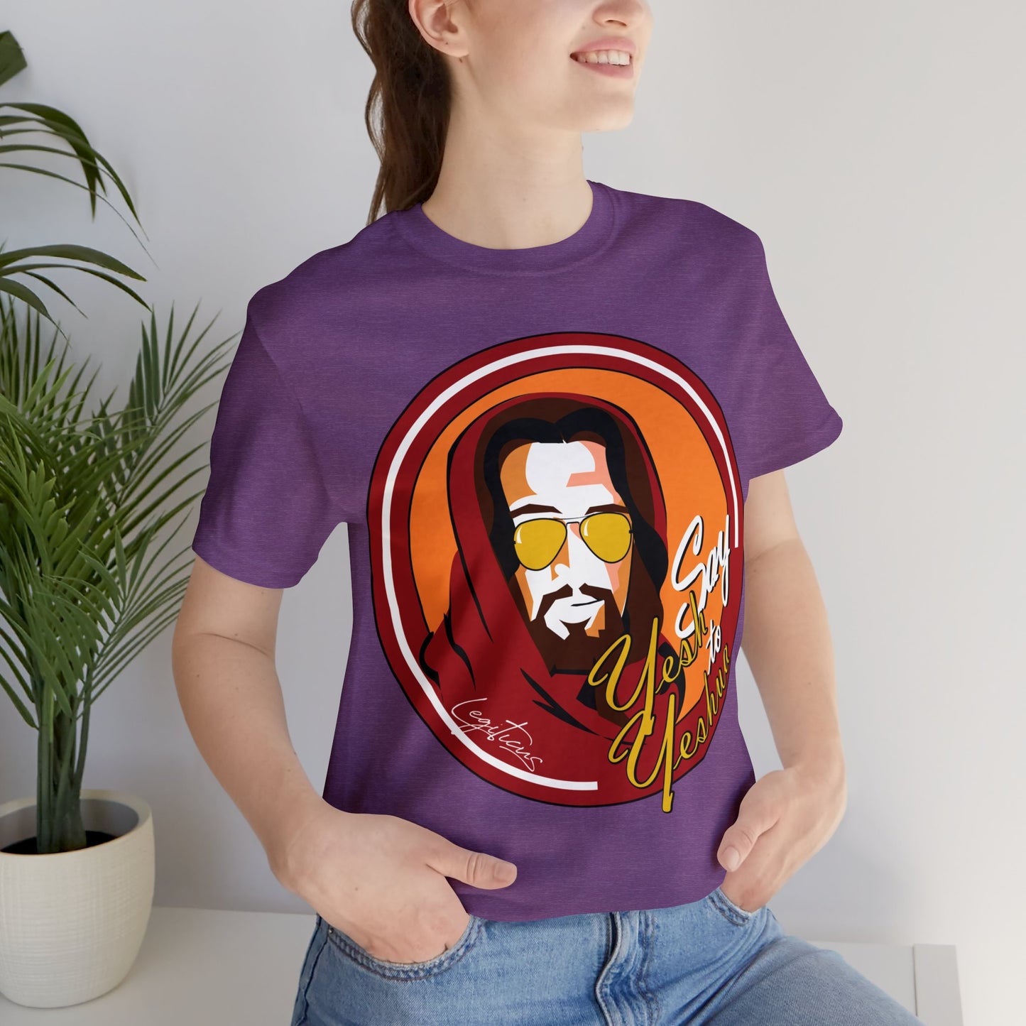 Say Yesh to Yeshua Jersey Short Sleeve Tee