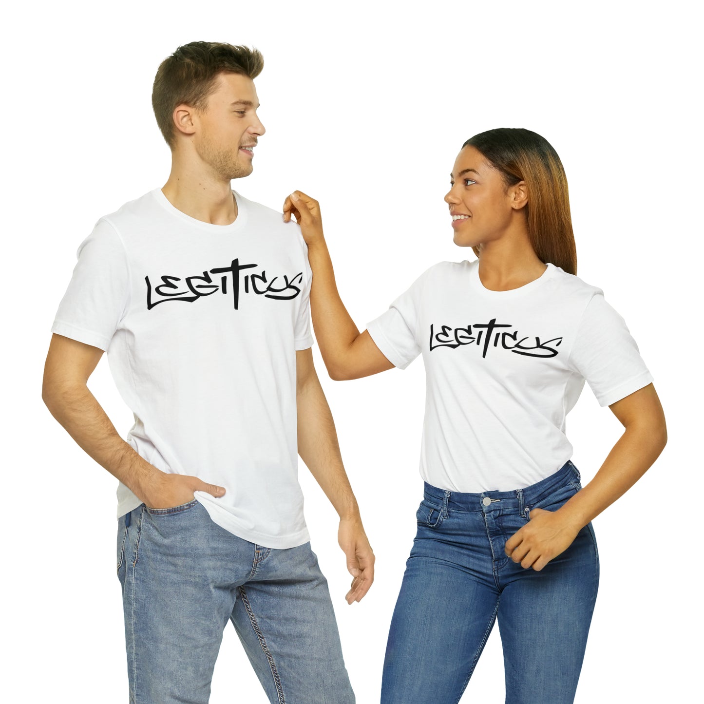 Legiticus graffiti logo Unisex Jersey Short Sleeve Tee
