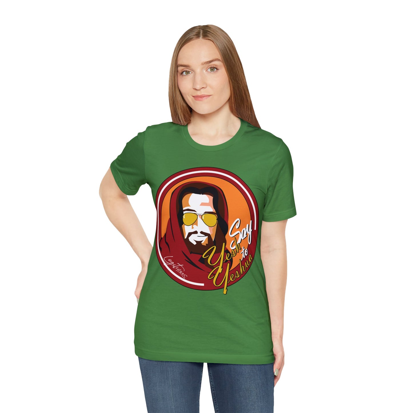 Say Yesh to Yeshua Jersey Short Sleeve Tee