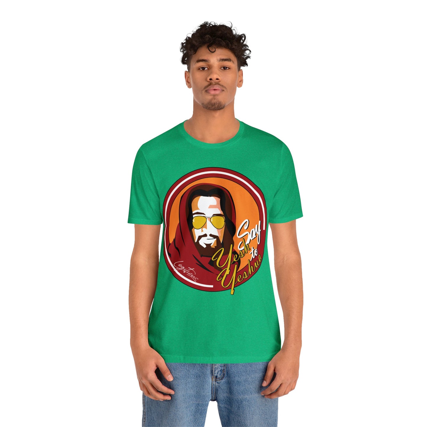 Say Yesh to Yeshua Jersey Short Sleeve Tee