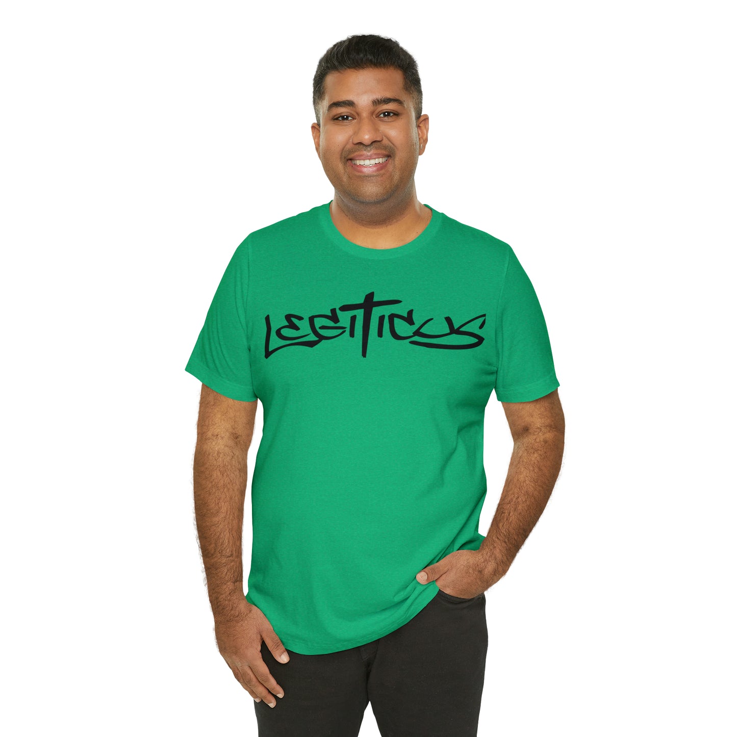 Legiticus graffiti logo Unisex Jersey Short Sleeve Tee