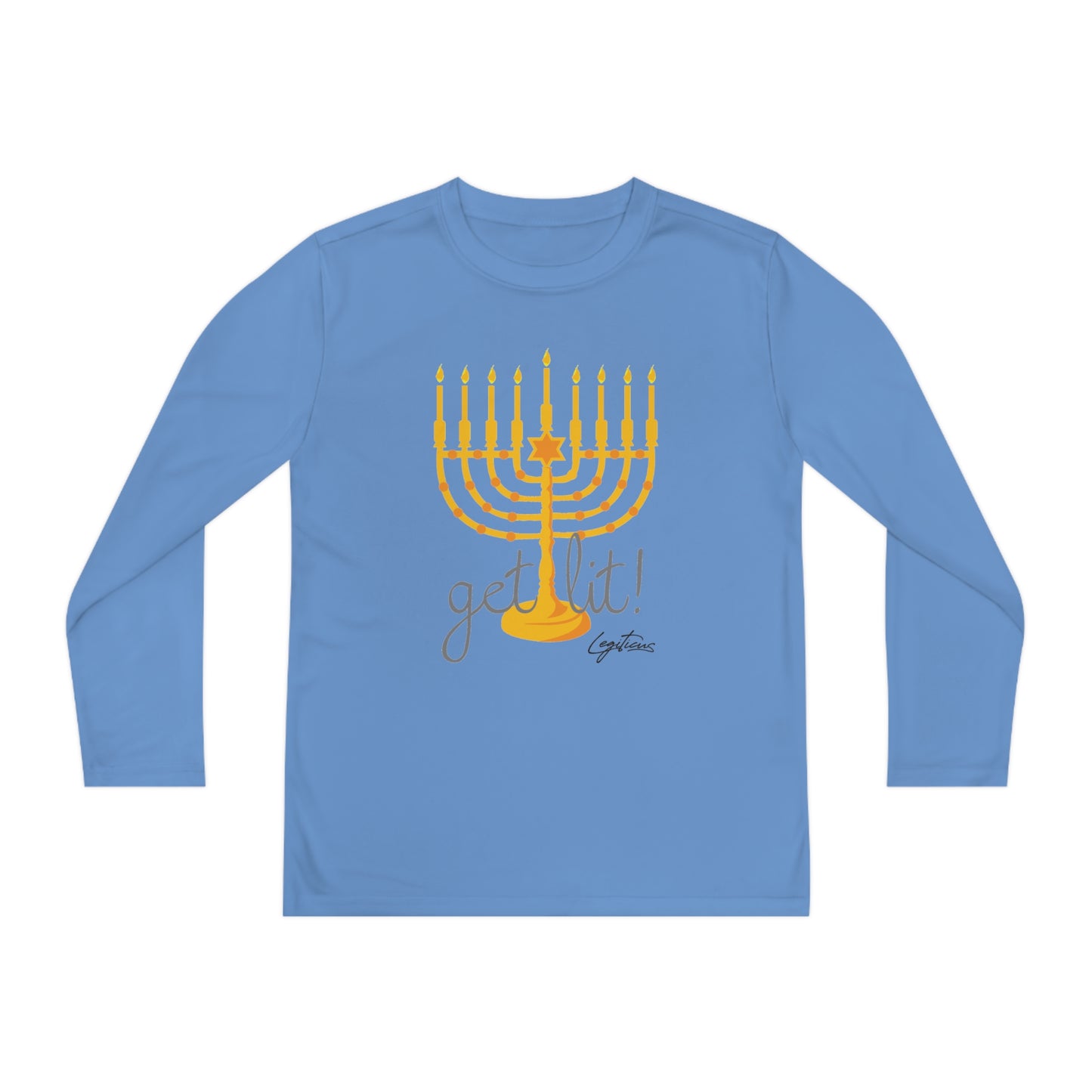 Get Lit Youth Long Sleeve Competitor Tee