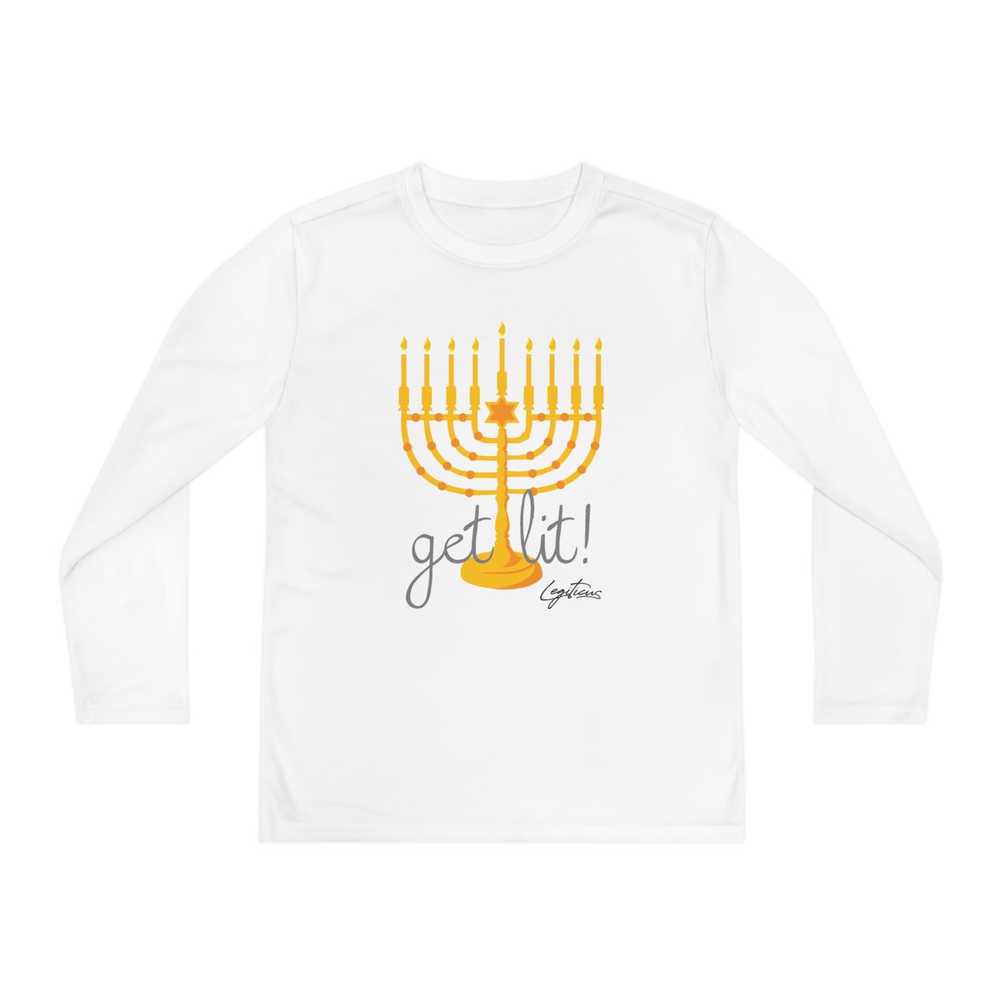 Get Lit Youth Long Sleeve Competitor Tee