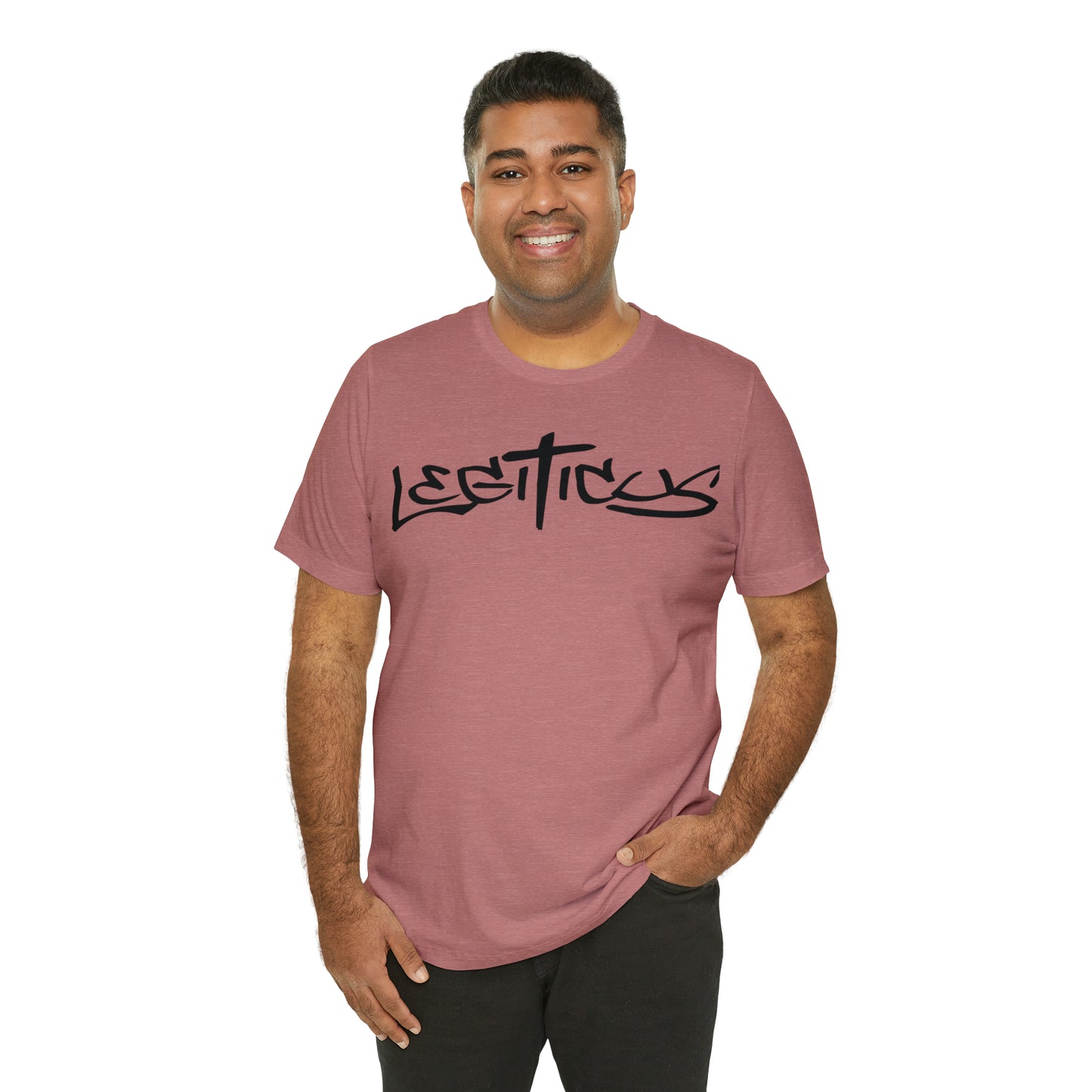 Legiticus graffiti logo Unisex Jersey Short Sleeve Tee
