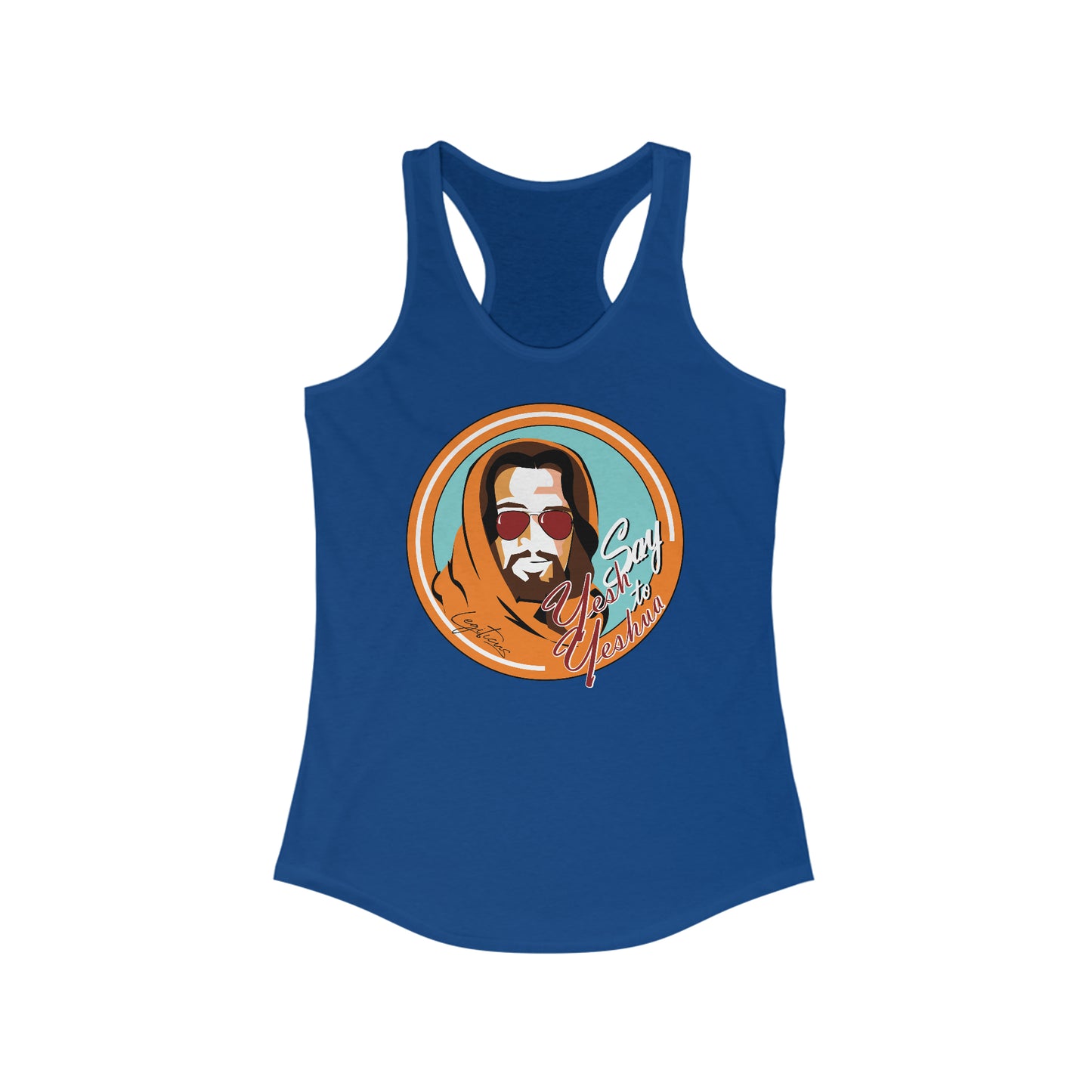 Say Yesh to Yeshua Racerback Tank