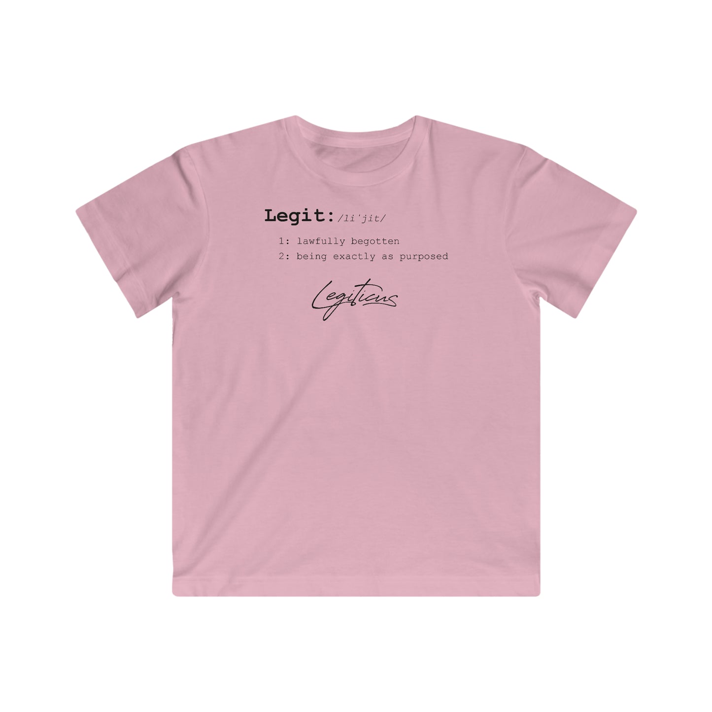 Legit Defined Kids Fine Jersey Tee