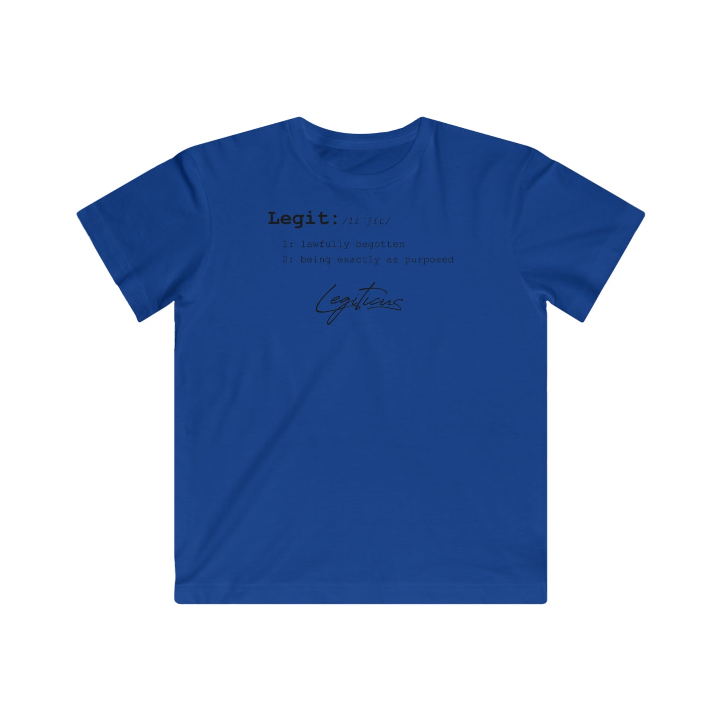 Legit Defined Kids Fine Jersey Tee