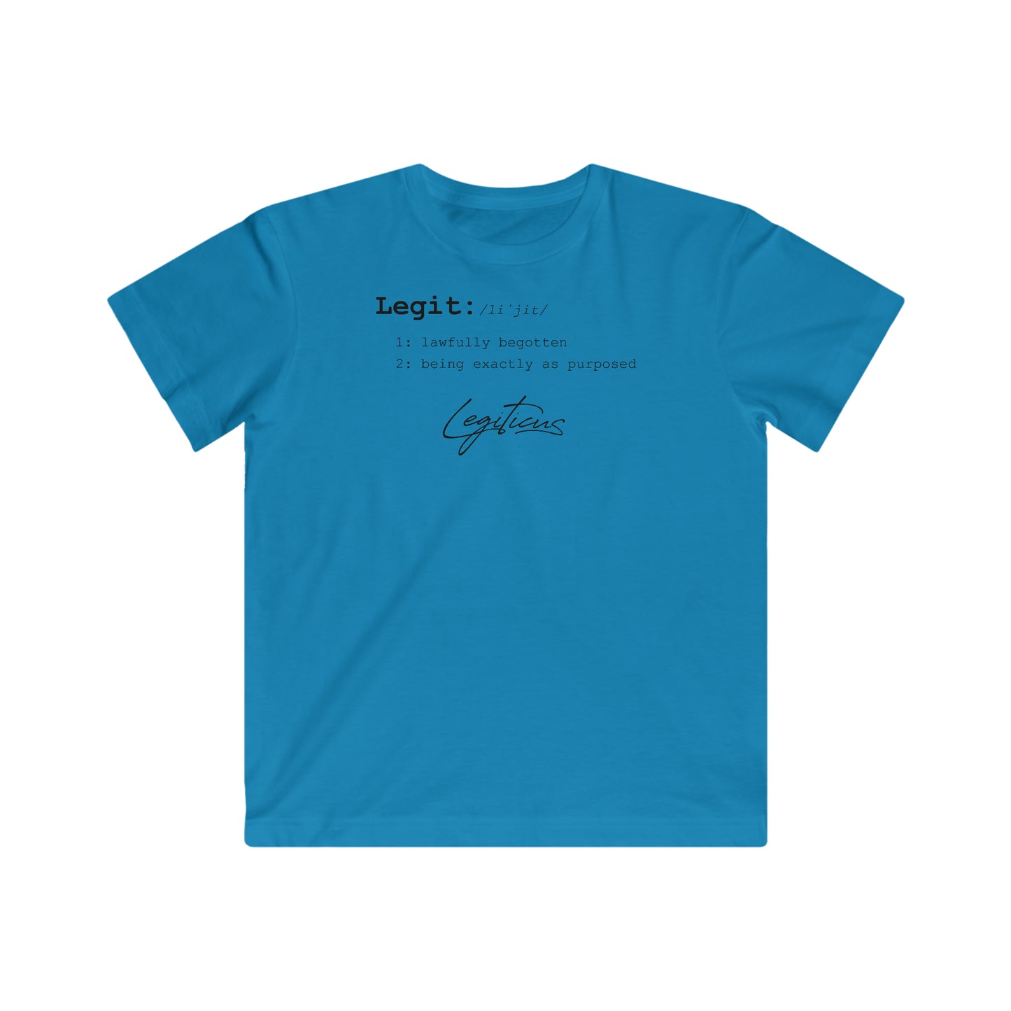Legit Defined Kids Fine Jersey Tee