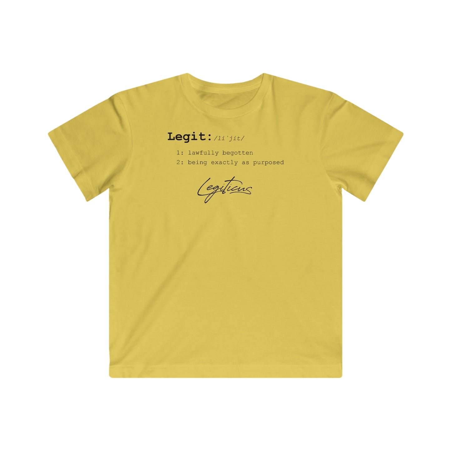 Legit Defined Kids Fine Jersey Tee