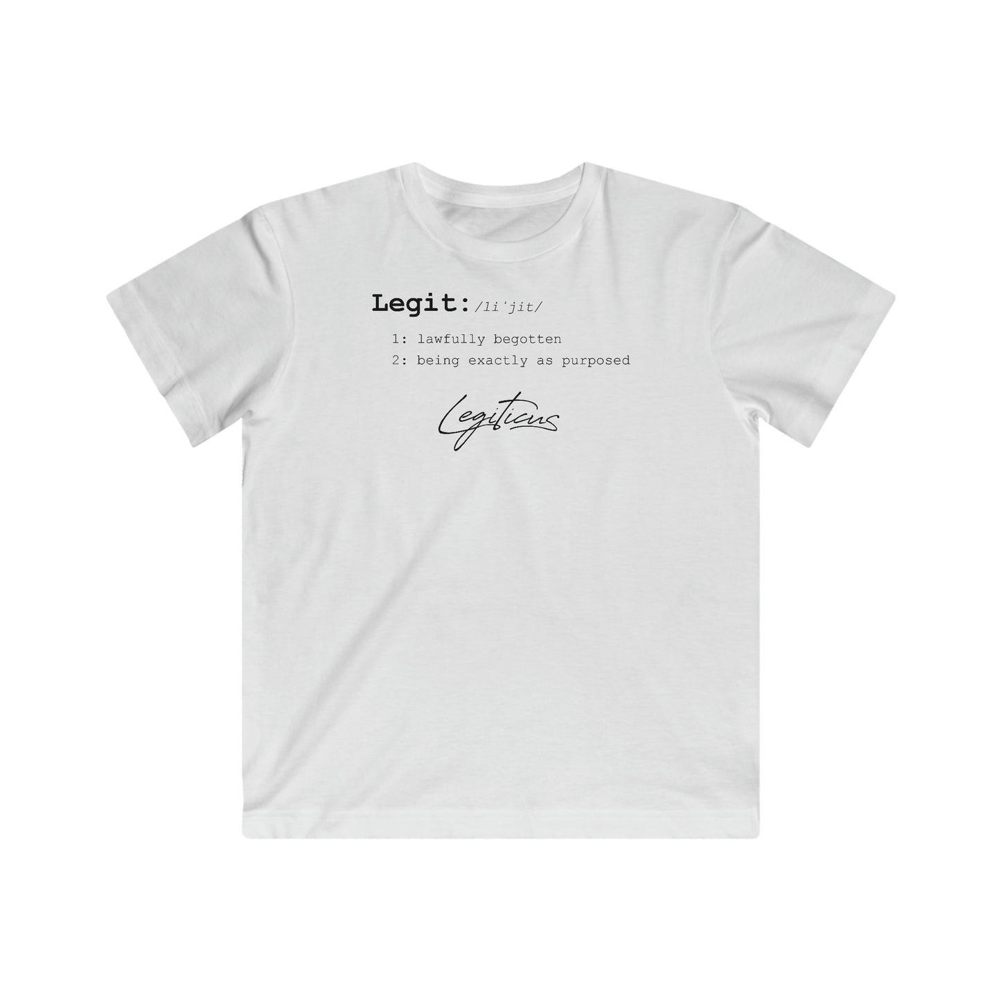 Legit Defined Kids Fine Jersey Tee