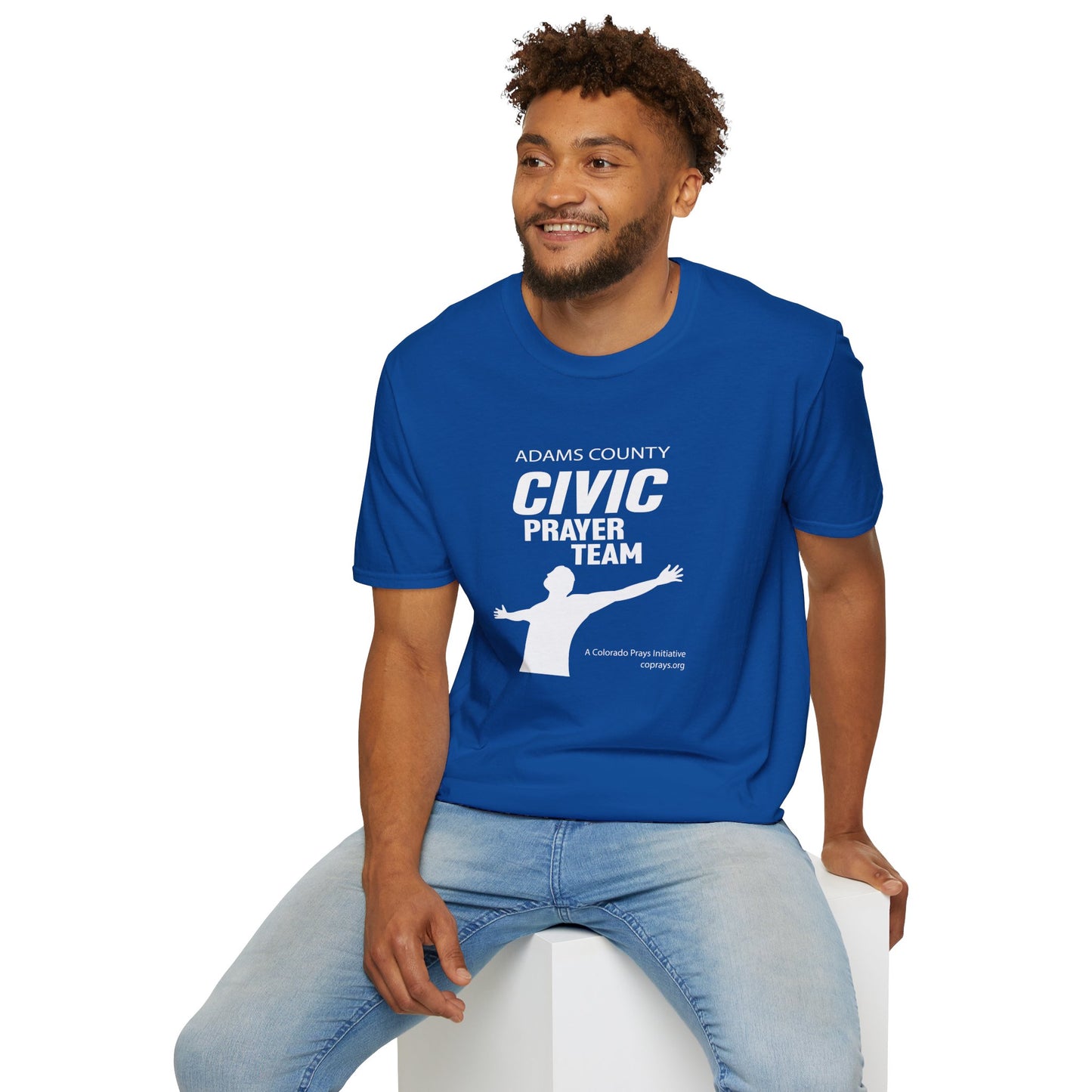 Colorado Prays Adams County Civic Prayer Team Softstyle T-Shirt