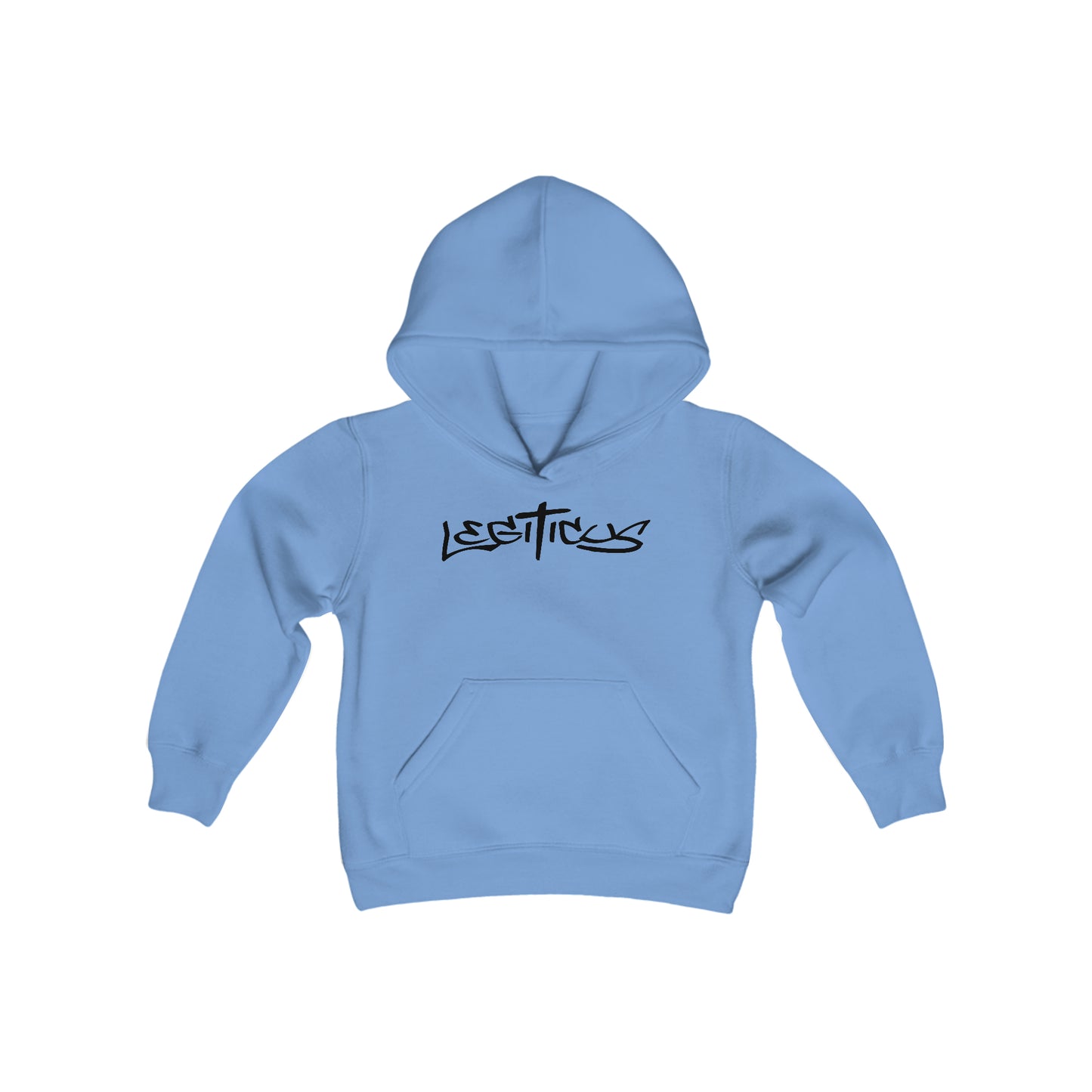 Legiticus Graffiti Logo Youth Heavy Blend Hooded Sweatshirt