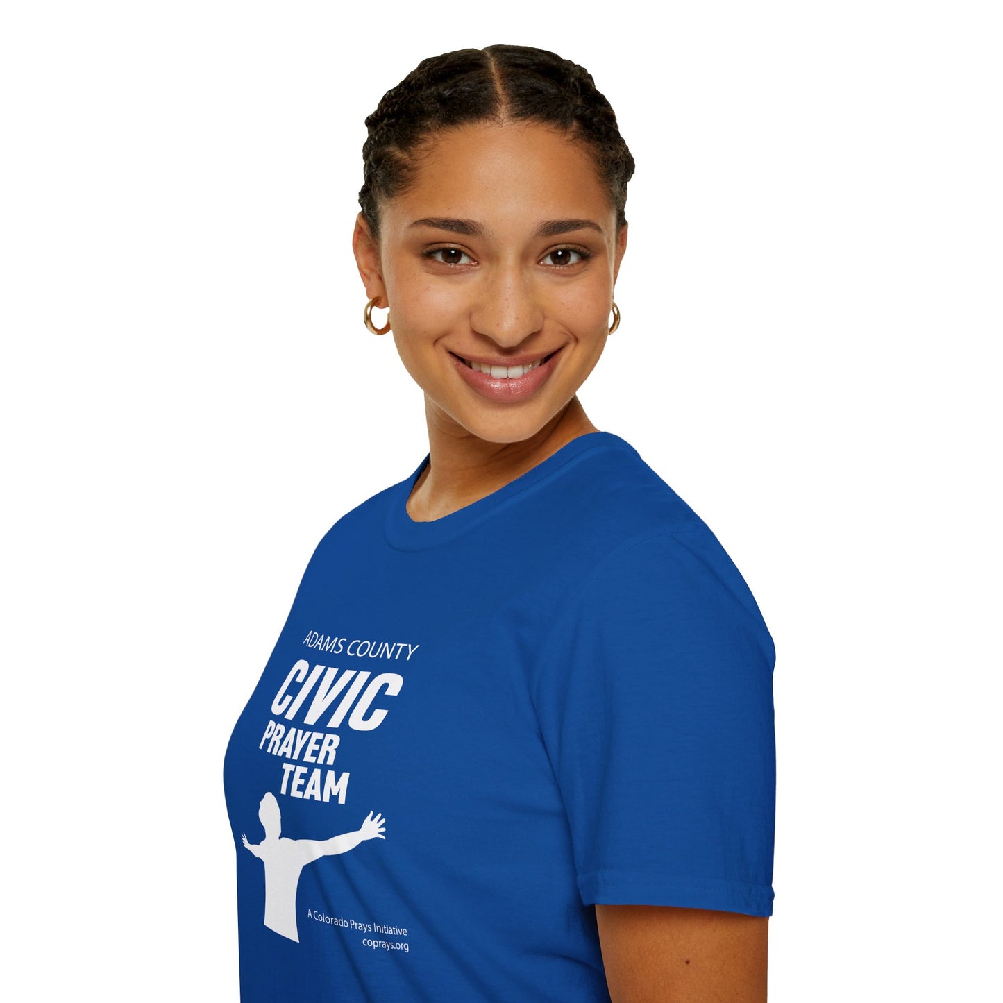 Colorado Prays Adams County Civic Prayer Team Softstyle T-Shirt