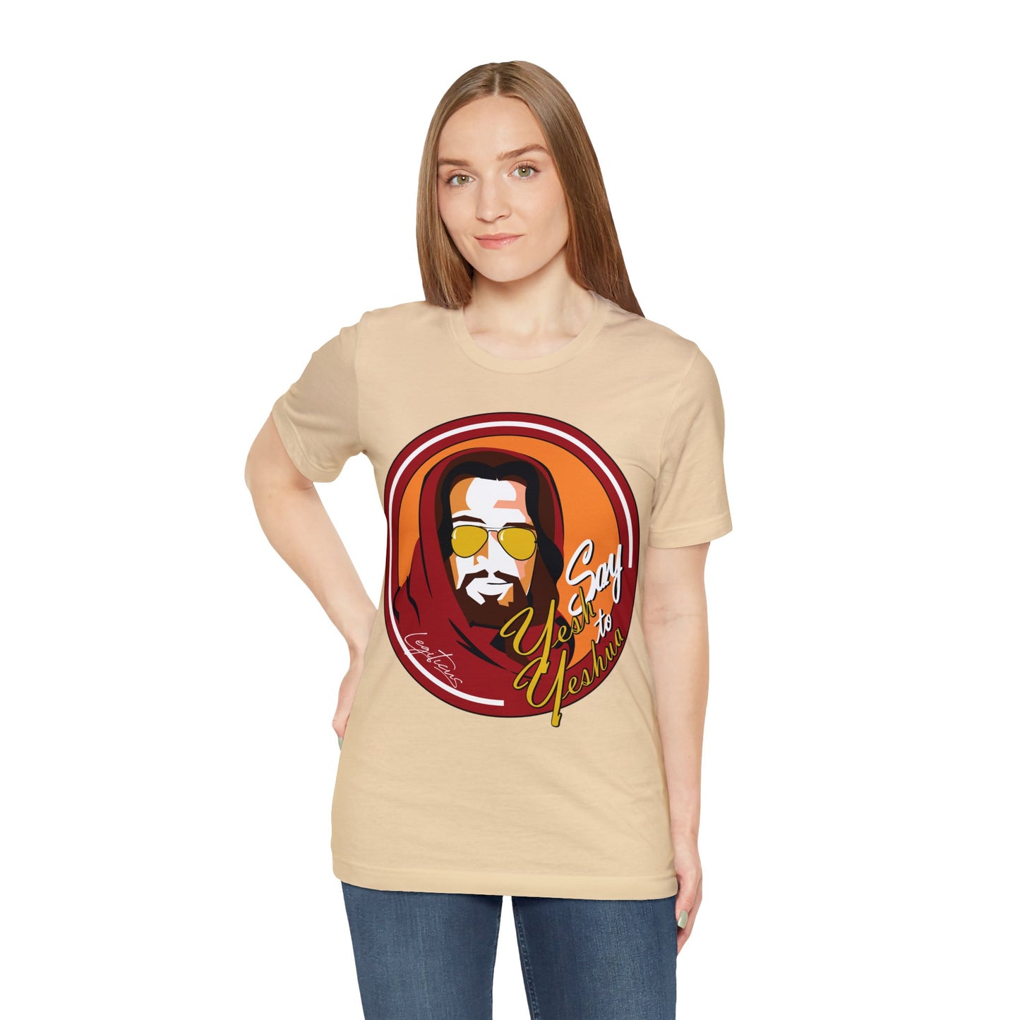 Say Yesh to Yeshua Jersey Short Sleeve Tee