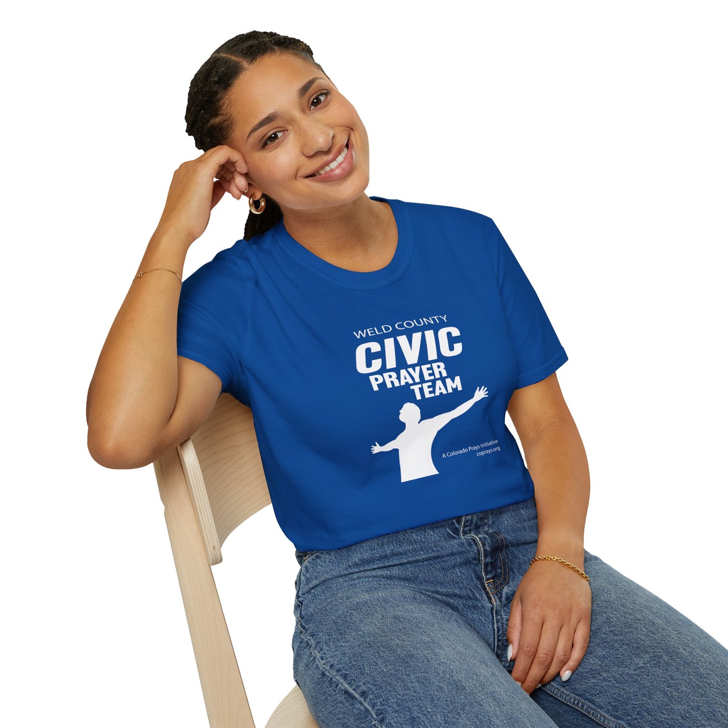 Colorado Prays Weld County Civic Prayer Team Softstyle T-Shirt