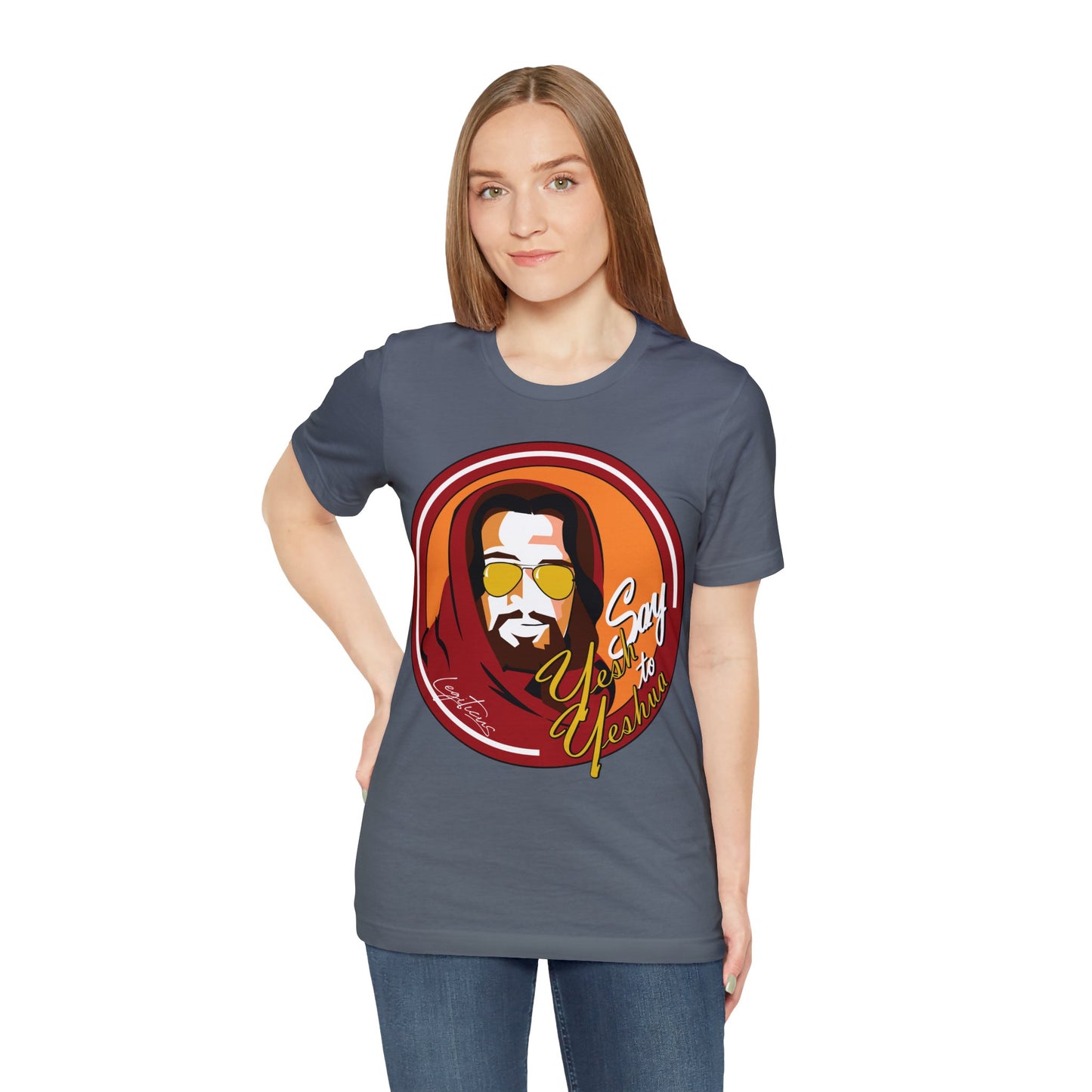 Say Yesh to Yeshua Jersey Short Sleeve Tee