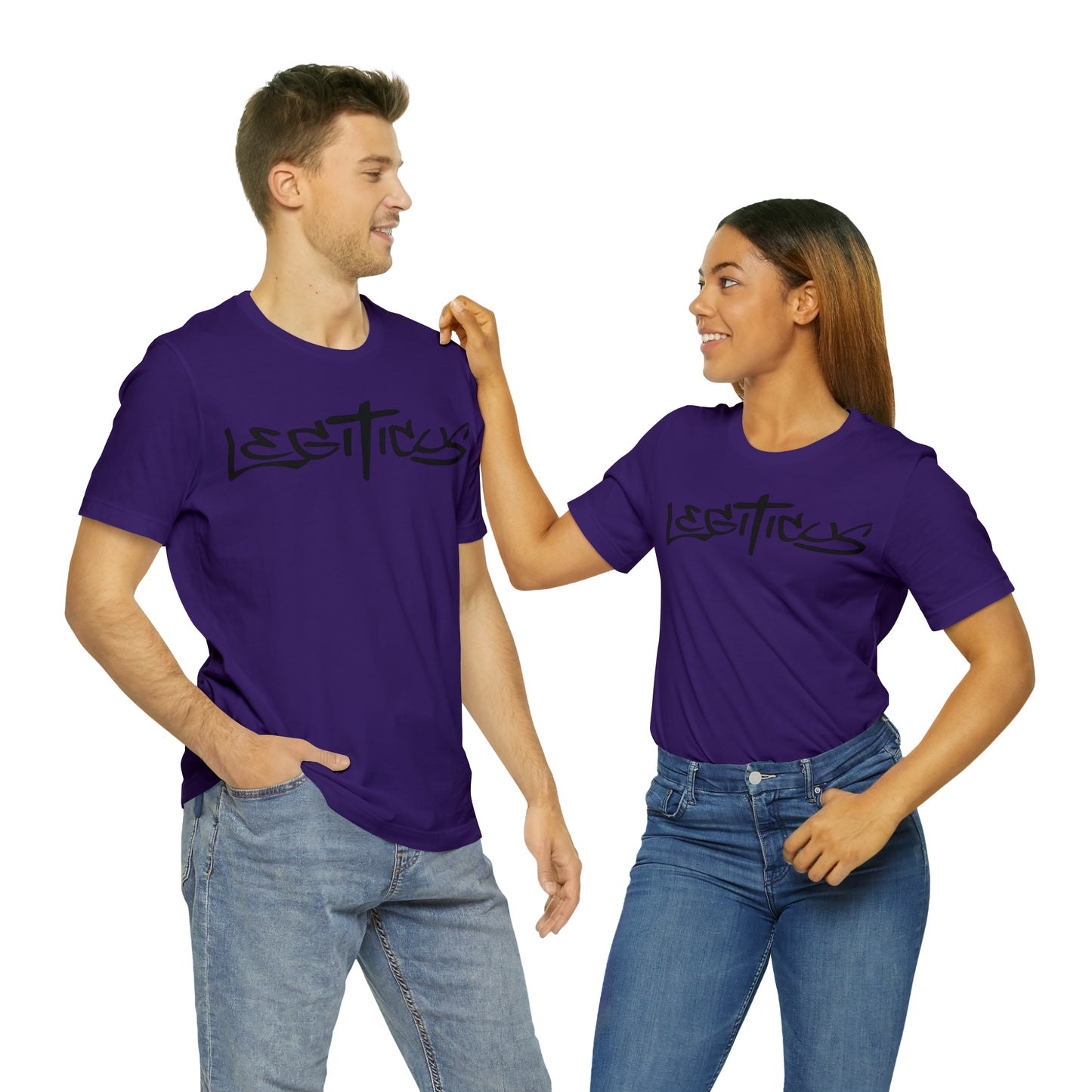 Legiticus graffiti logo Unisex Jersey Short Sleeve Tee