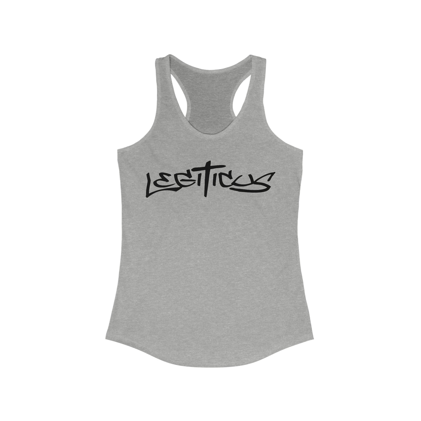 Legiticus Graffiti logo Women's Ideal Racerback Tank