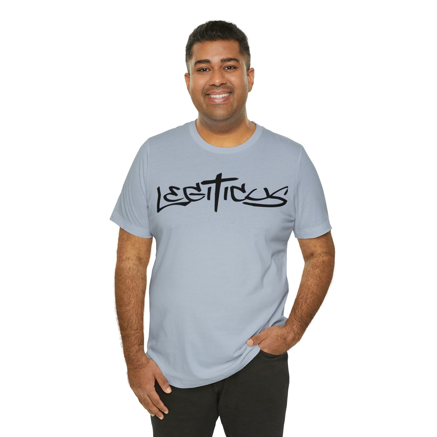 Legiticus graffiti logo Unisex Jersey Short Sleeve Tee