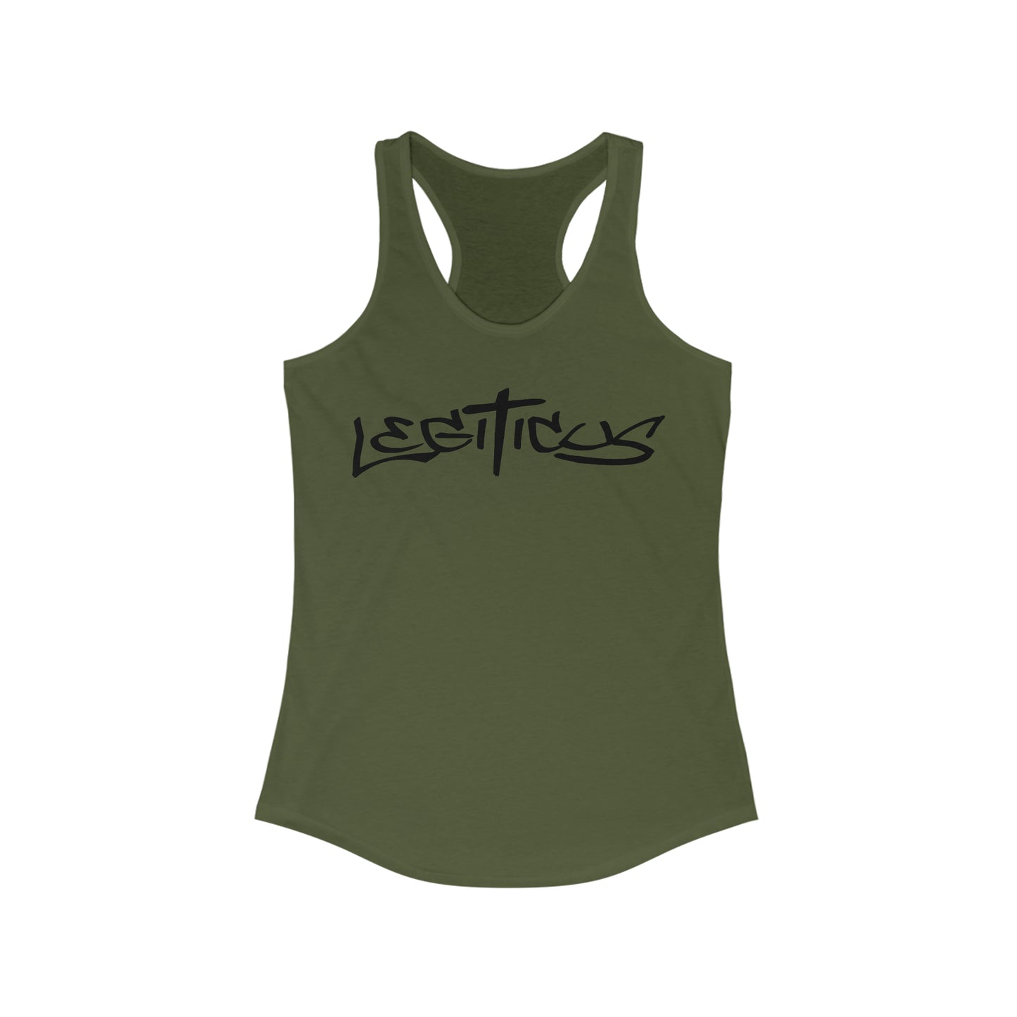 Legiticus Graffiti logo Women's Ideal Racerback Tank
