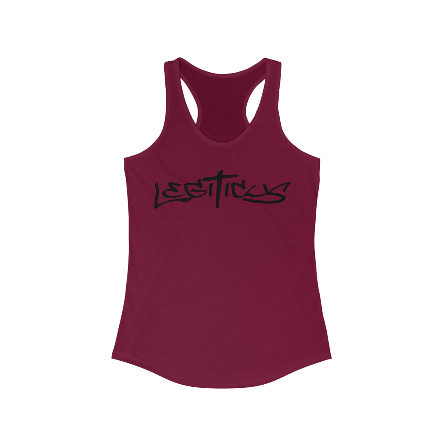 Legiticus Graffiti logo Women's Ideal Racerback Tank