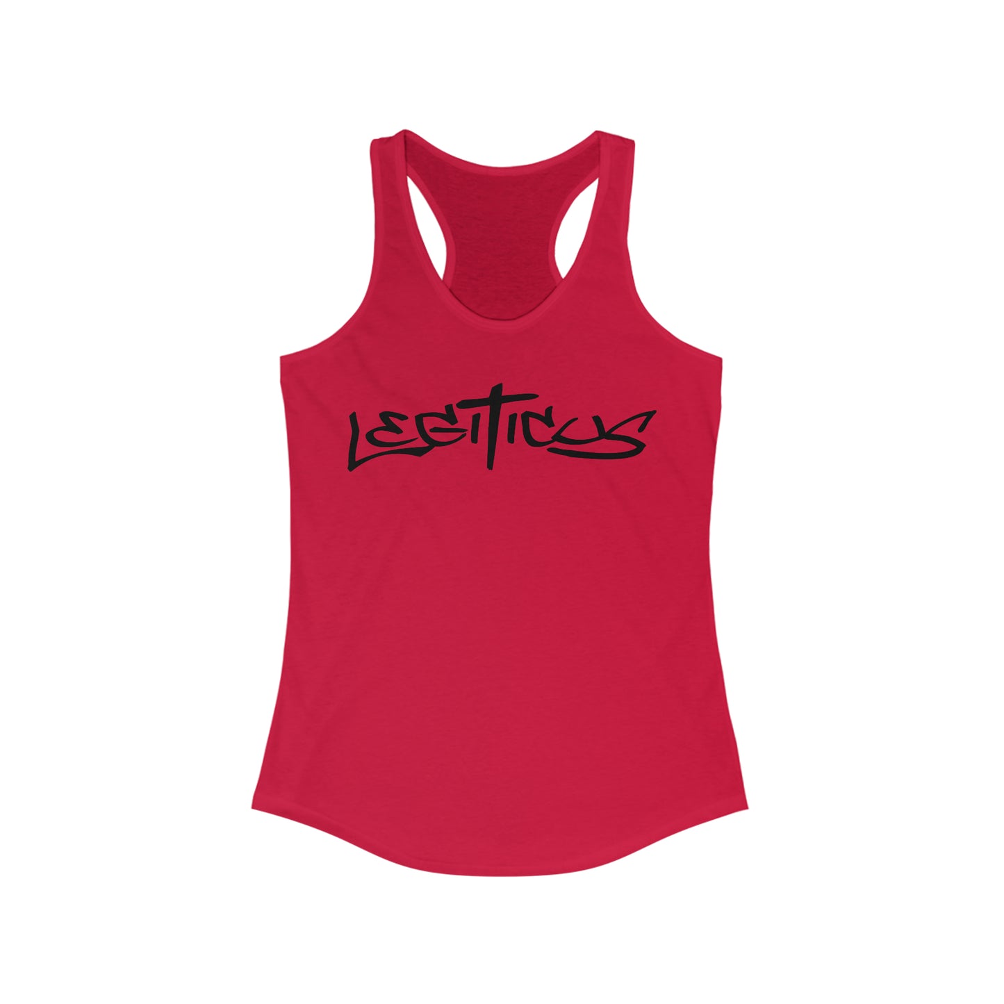 Legiticus Graffiti logo Women's Ideal Racerback Tank