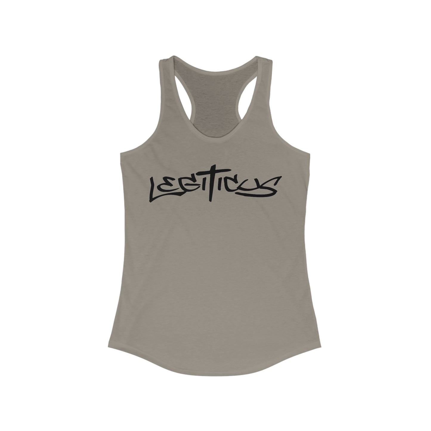 Legiticus Graffiti logo Women's Ideal Racerback Tank