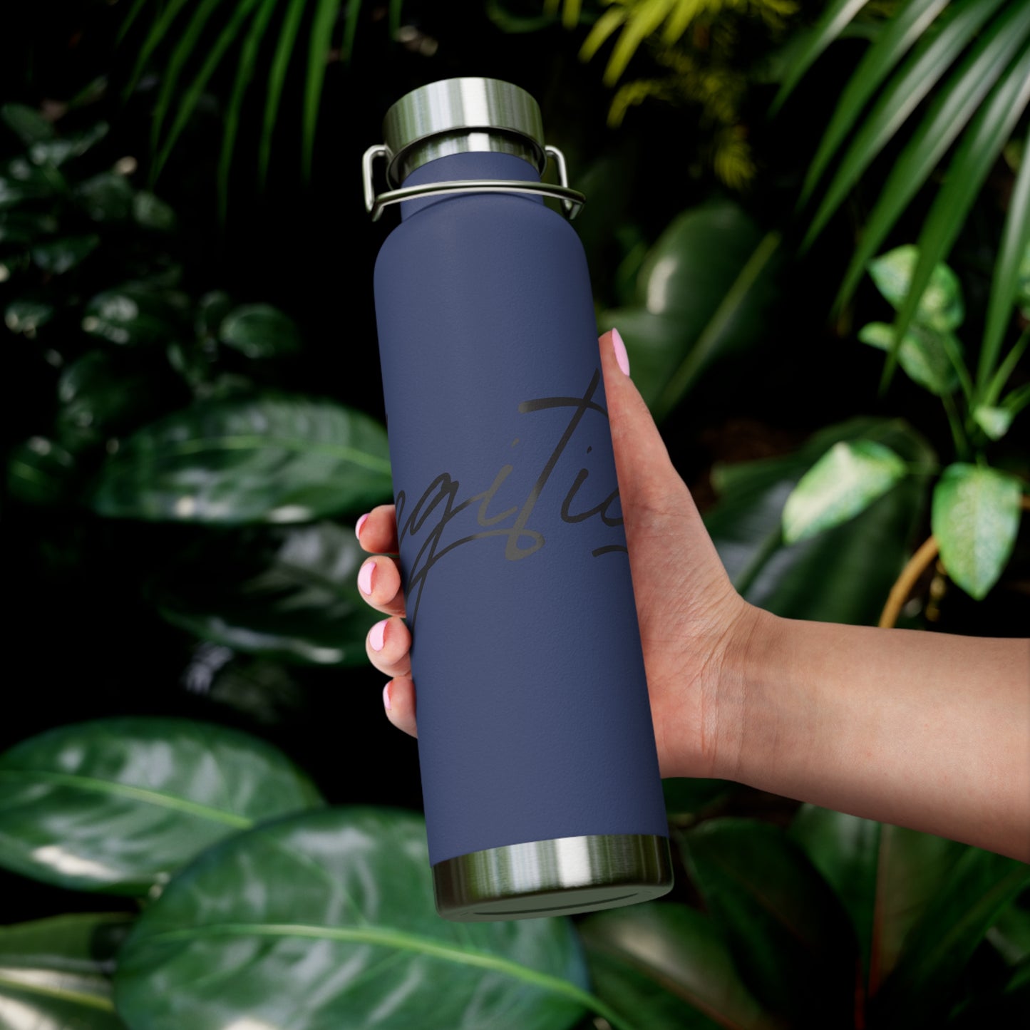 Legiticus Copper Vacuum Insulated Bottle, 22oz